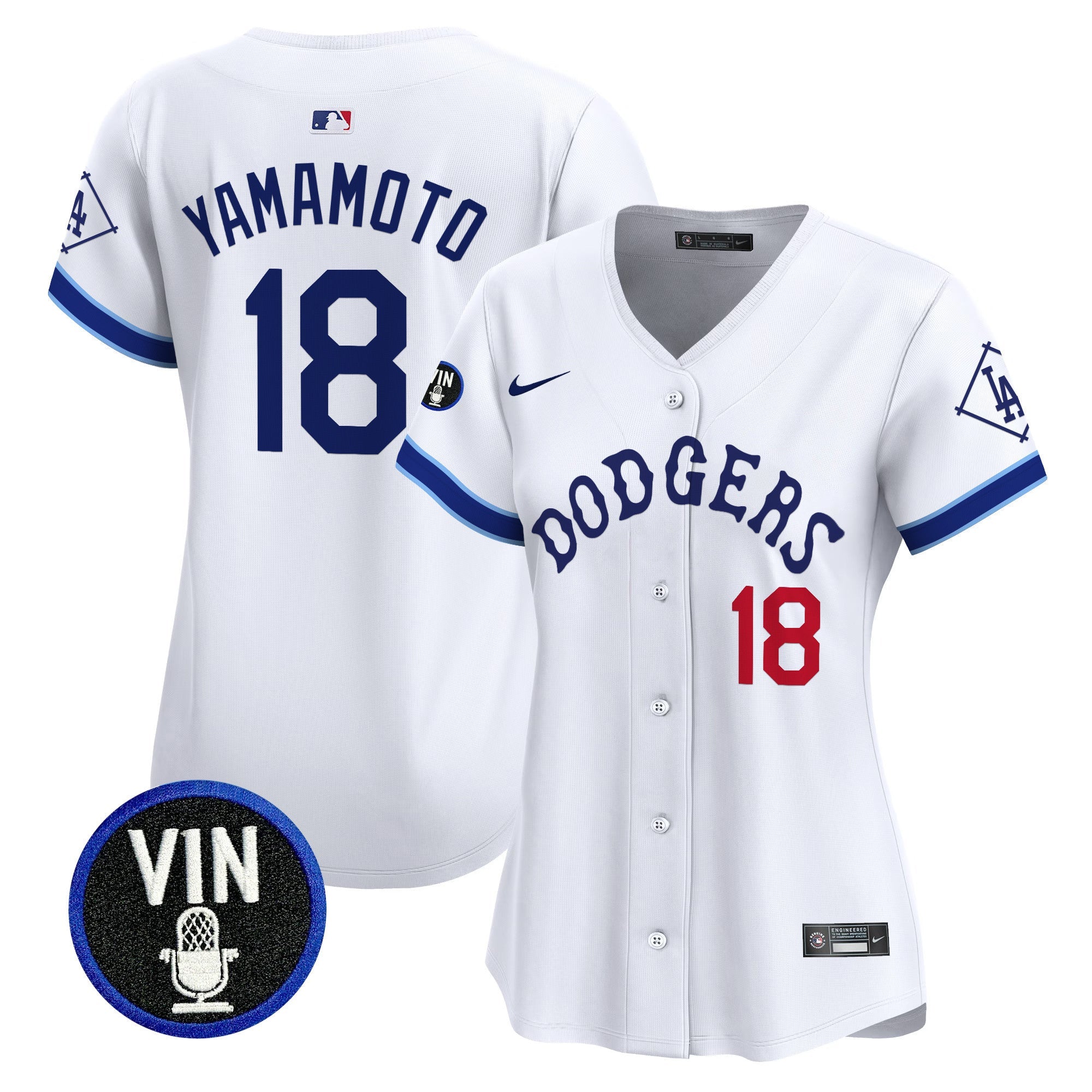 Women’s Tribute Vin Scully Patch Vapor Premier Limited Jersey