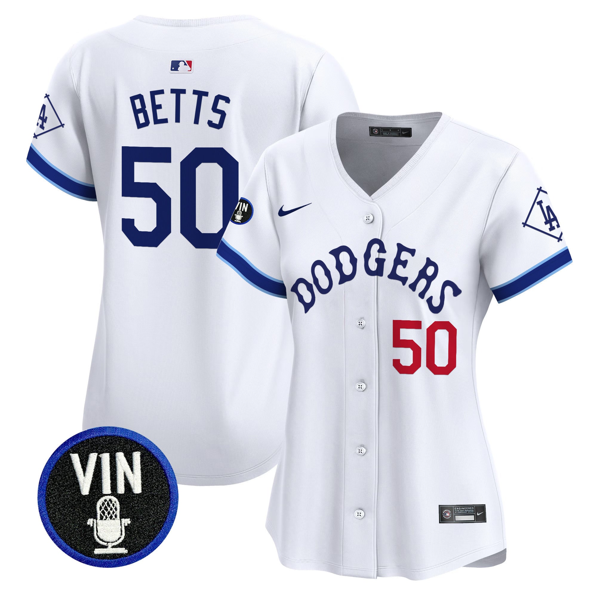 Women’s Tribute Vin Scully Patch Vapor Premier Limited Jersey