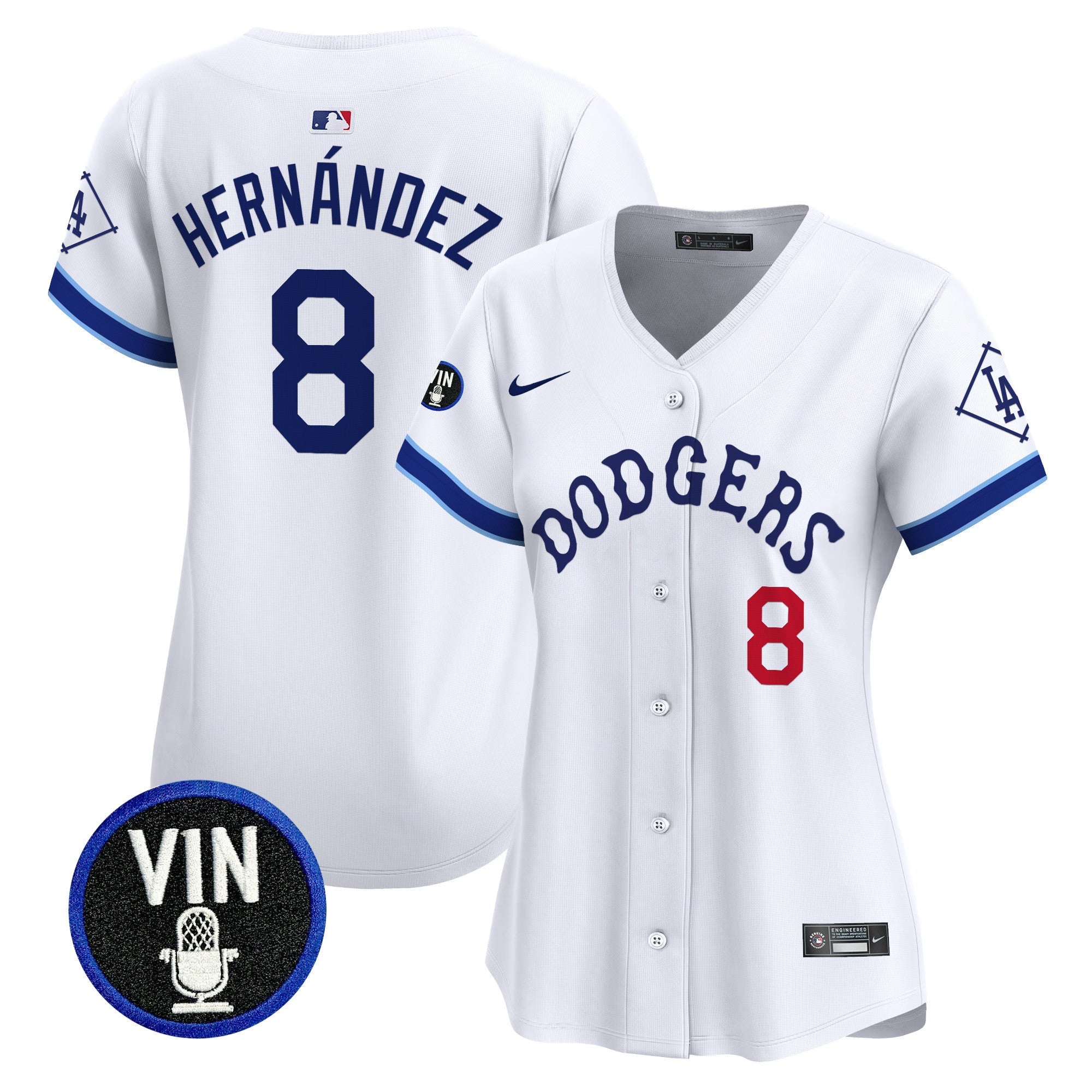 Women’s Tribute Vin Scully Patch Vapor Premier Limited Jersey