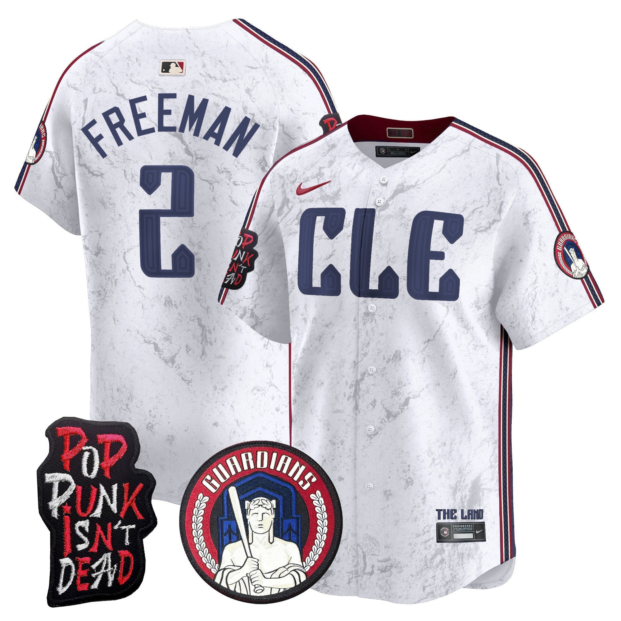 Men’s Cleveland MGK Patch Vapor Premier Limited Jersey