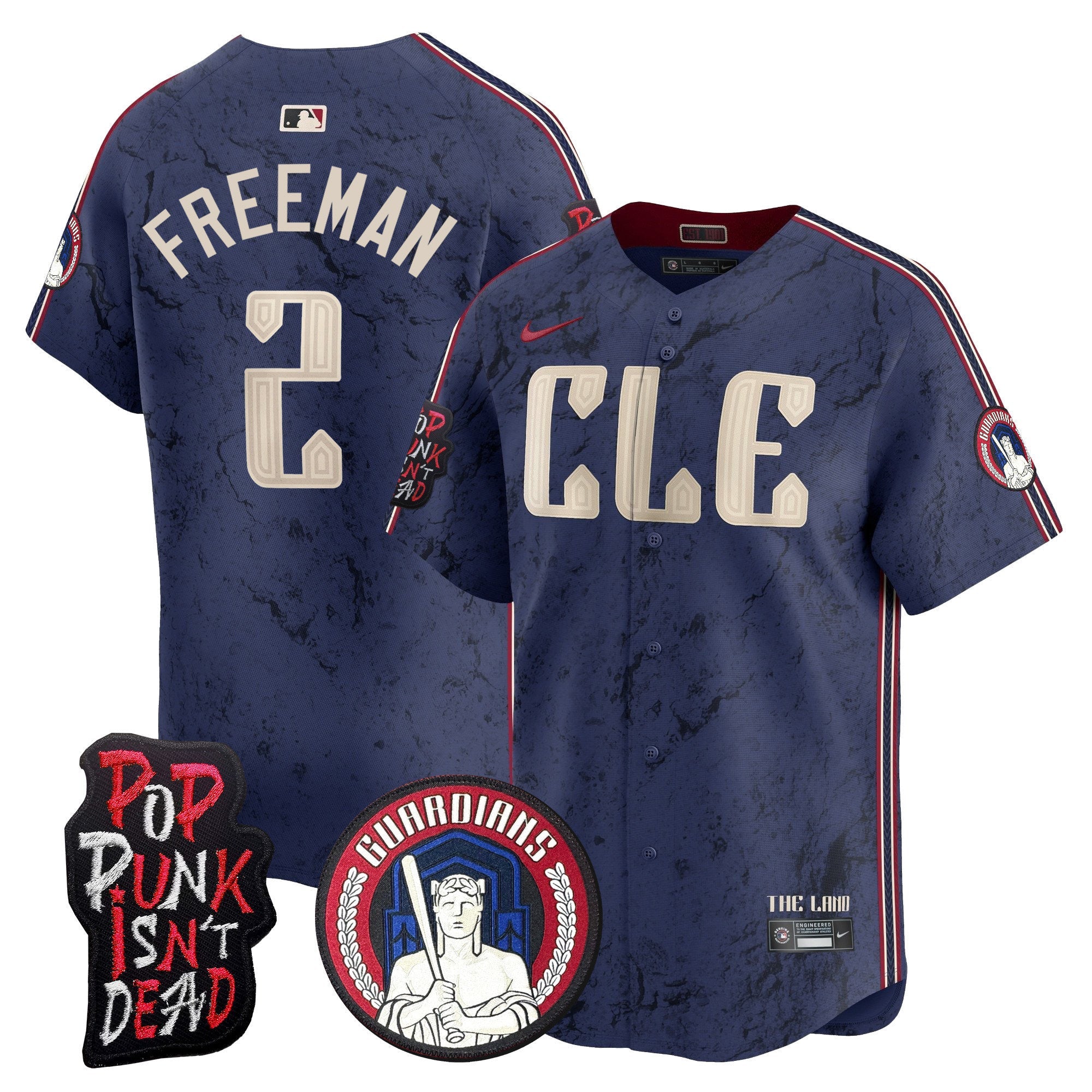 Men’s Cleveland MGK Patch Vapor Premier Limited Jersey