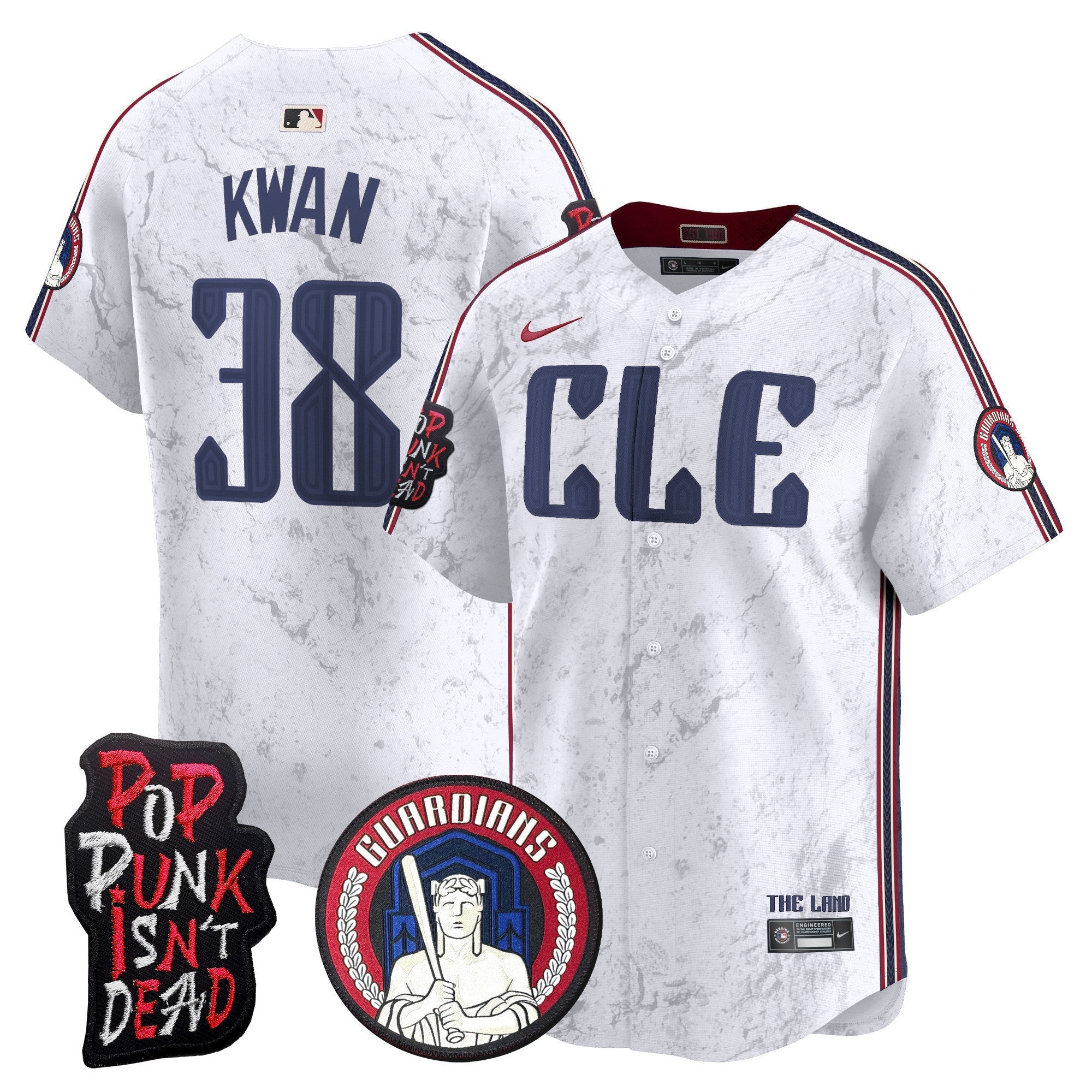 Men’s Cleveland MGK Patch Vapor Premier Limited Jersey