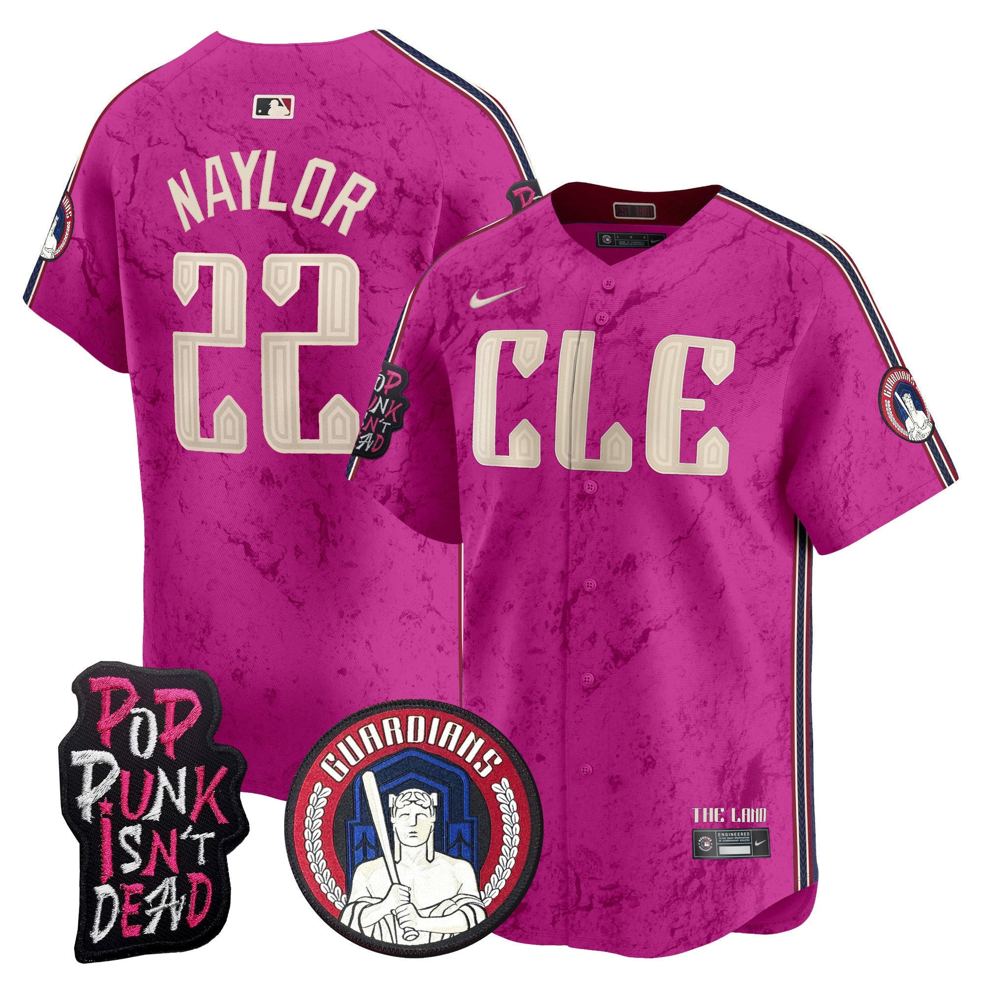 Men’s Cleveland MGK Patch Vapor Premier Limited Jersey