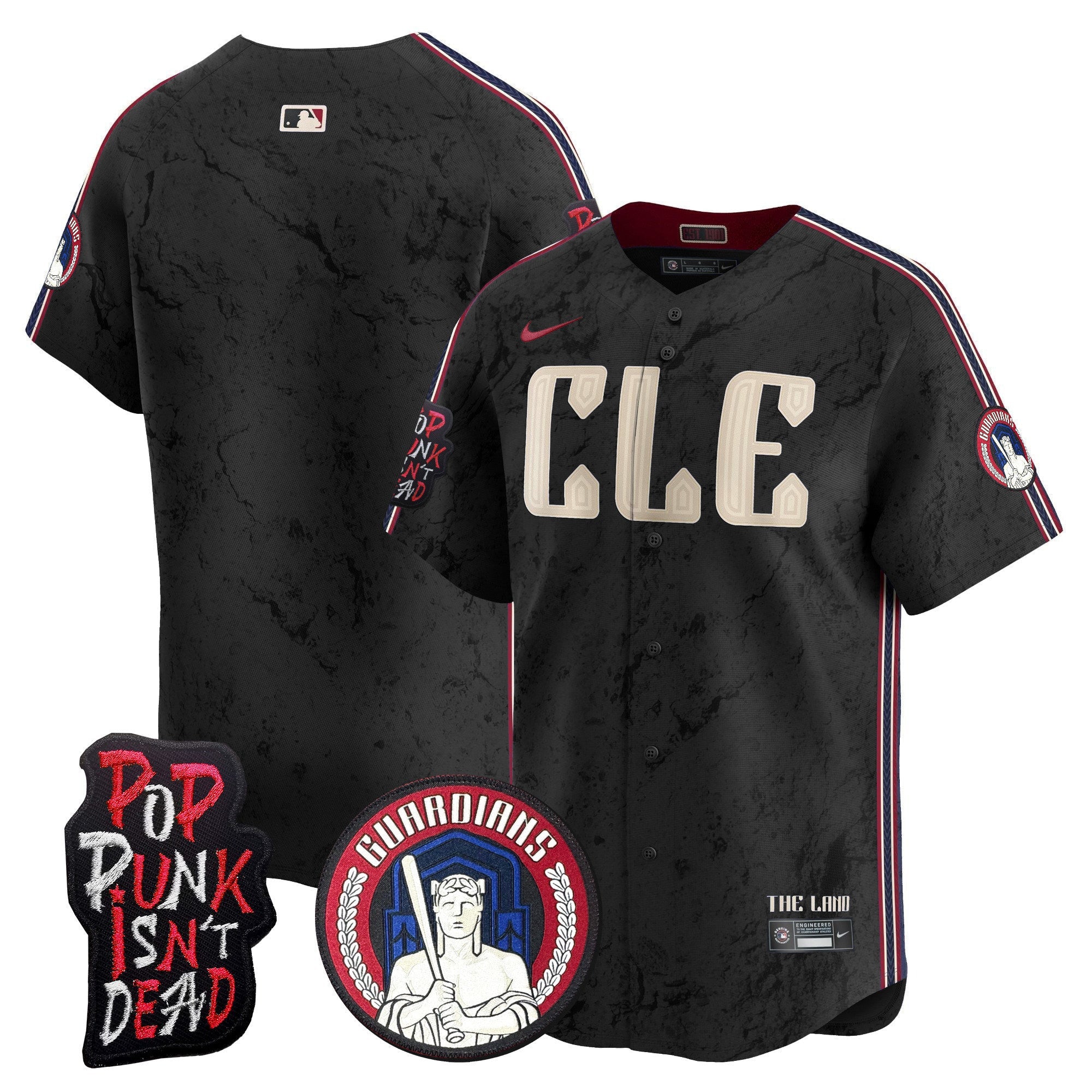 Men’s Cleveland MGK Patch Vapor Premier Limited Jersey