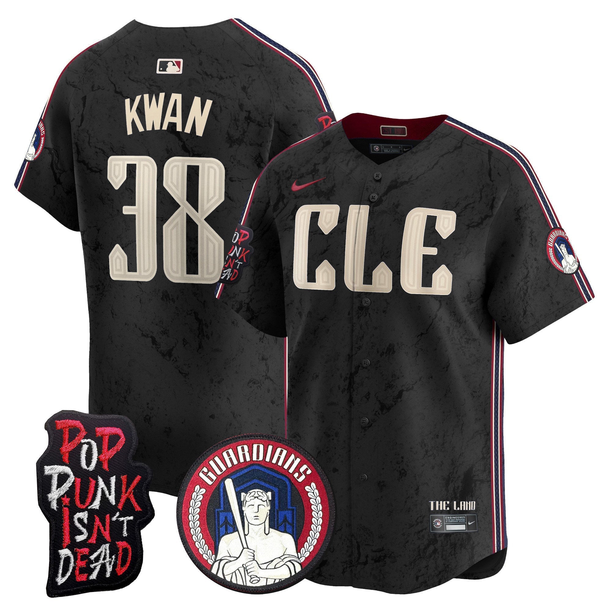 Men’s Cleveland MGK Patch Vapor Premier Limited Jersey