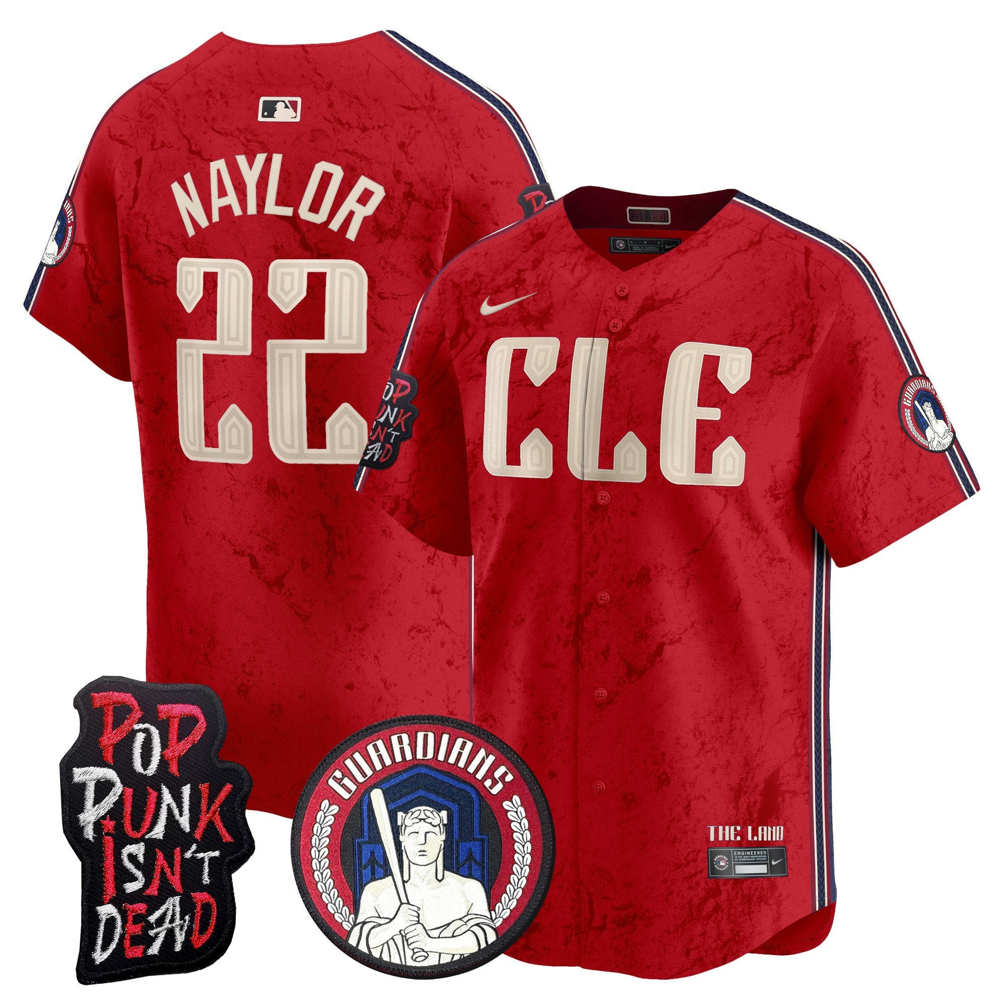 Men’s Cleveland MGK Patch Vapor Premier Limited Jersey