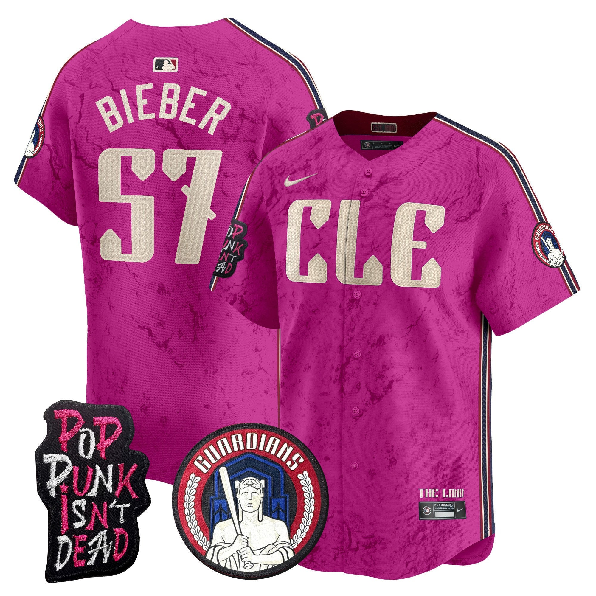 Men’s Cleveland MGK Patch Vapor Premier Limited Jersey