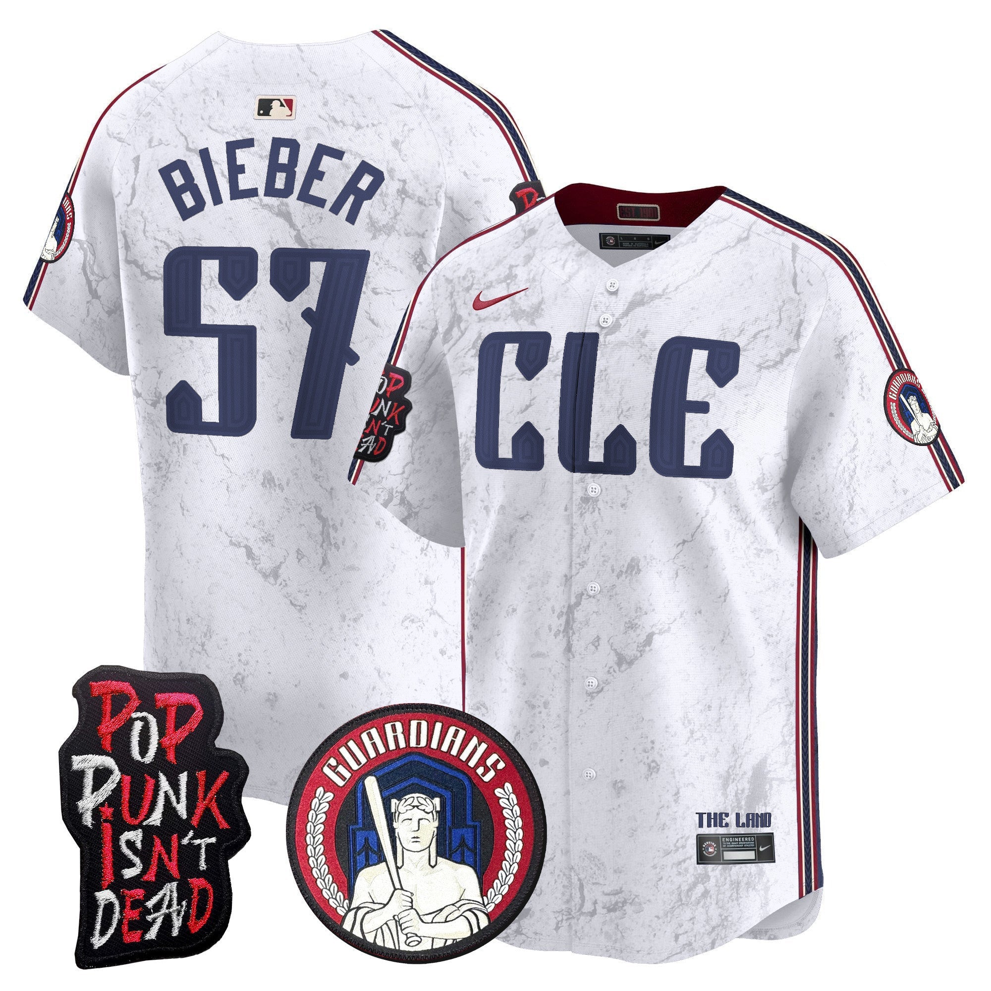 Men’s Cleveland MGK Patch Vapor Premier Limited Jersey