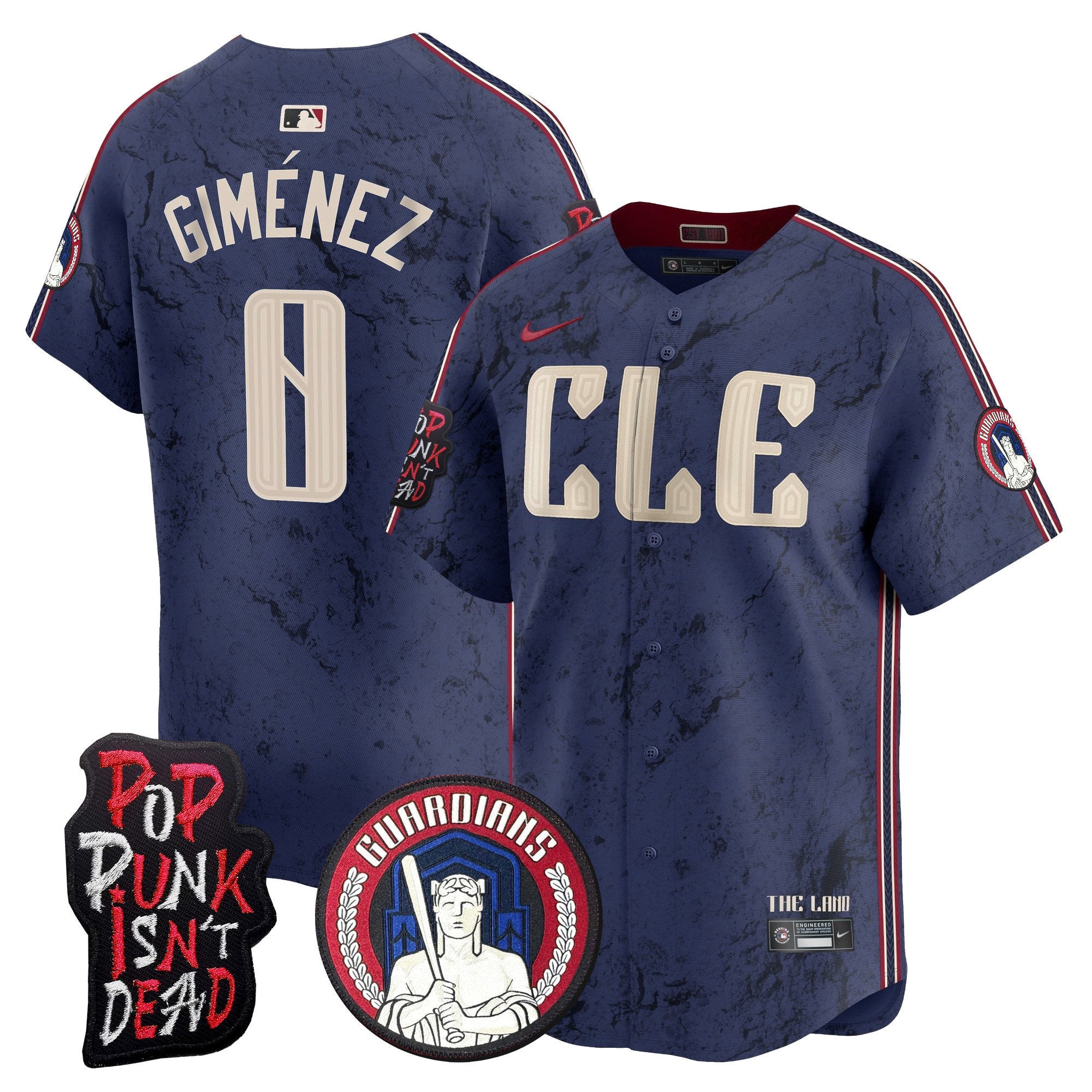 Men’s Cleveland MGK Patch Vapor Premier Limited Jersey