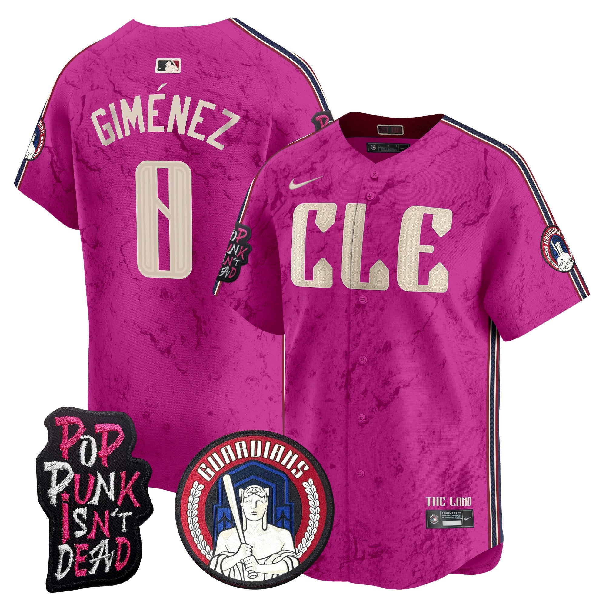 Men’s Cleveland MGK Patch Vapor Premier Limited Jersey