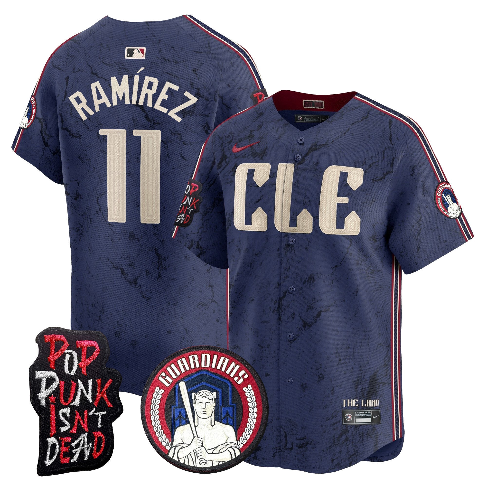 Men’s Cleveland MGK Patch Vapor Premier Limited Jersey