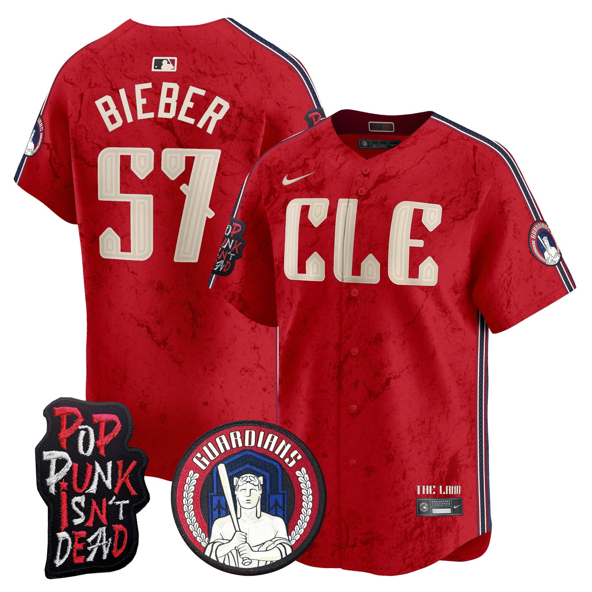 Men’s Cleveland MGK Patch Vapor Premier Limited Jersey