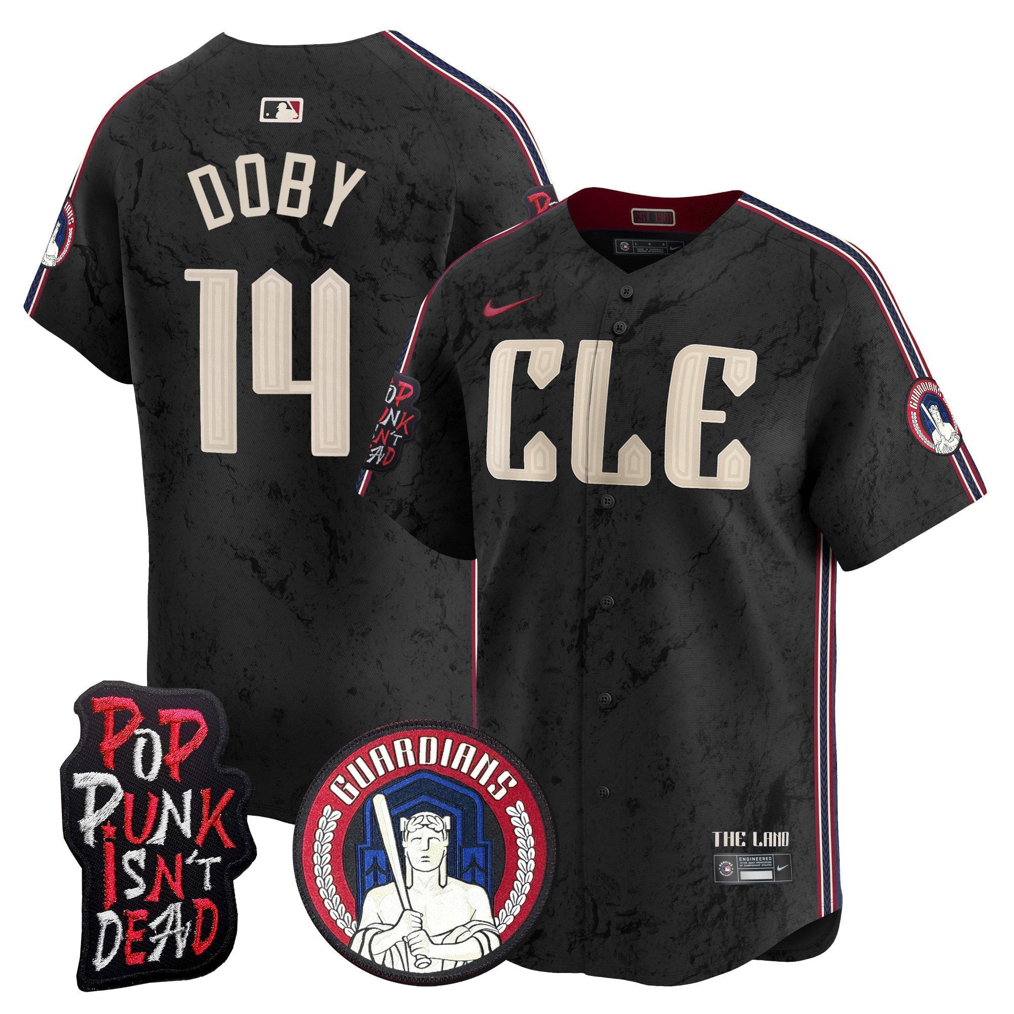 Men’s Cleveland MGK Patch Vapor Premier Limited Jersey