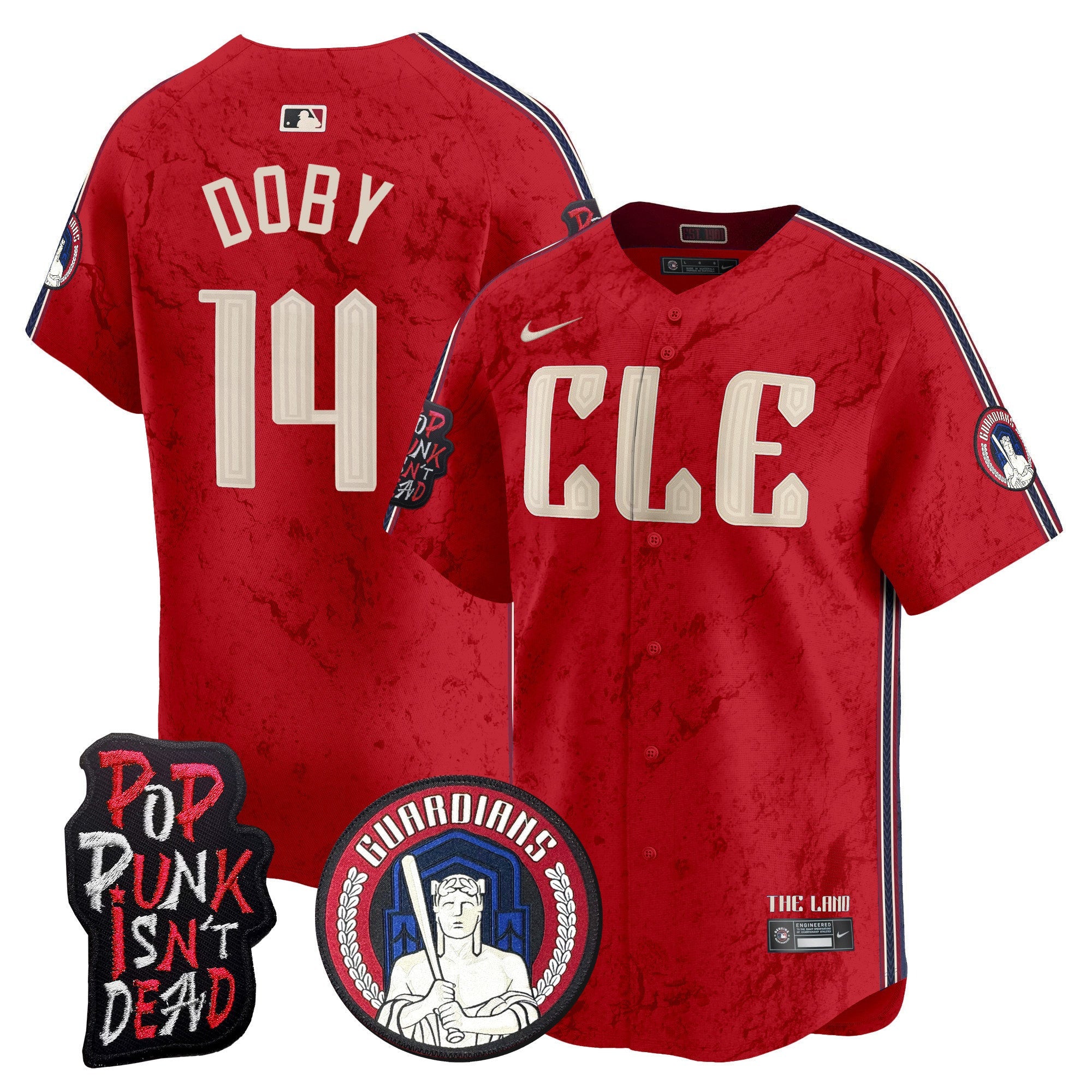 Men’s Cleveland MGK Patch Vapor Premier Limited Jersey