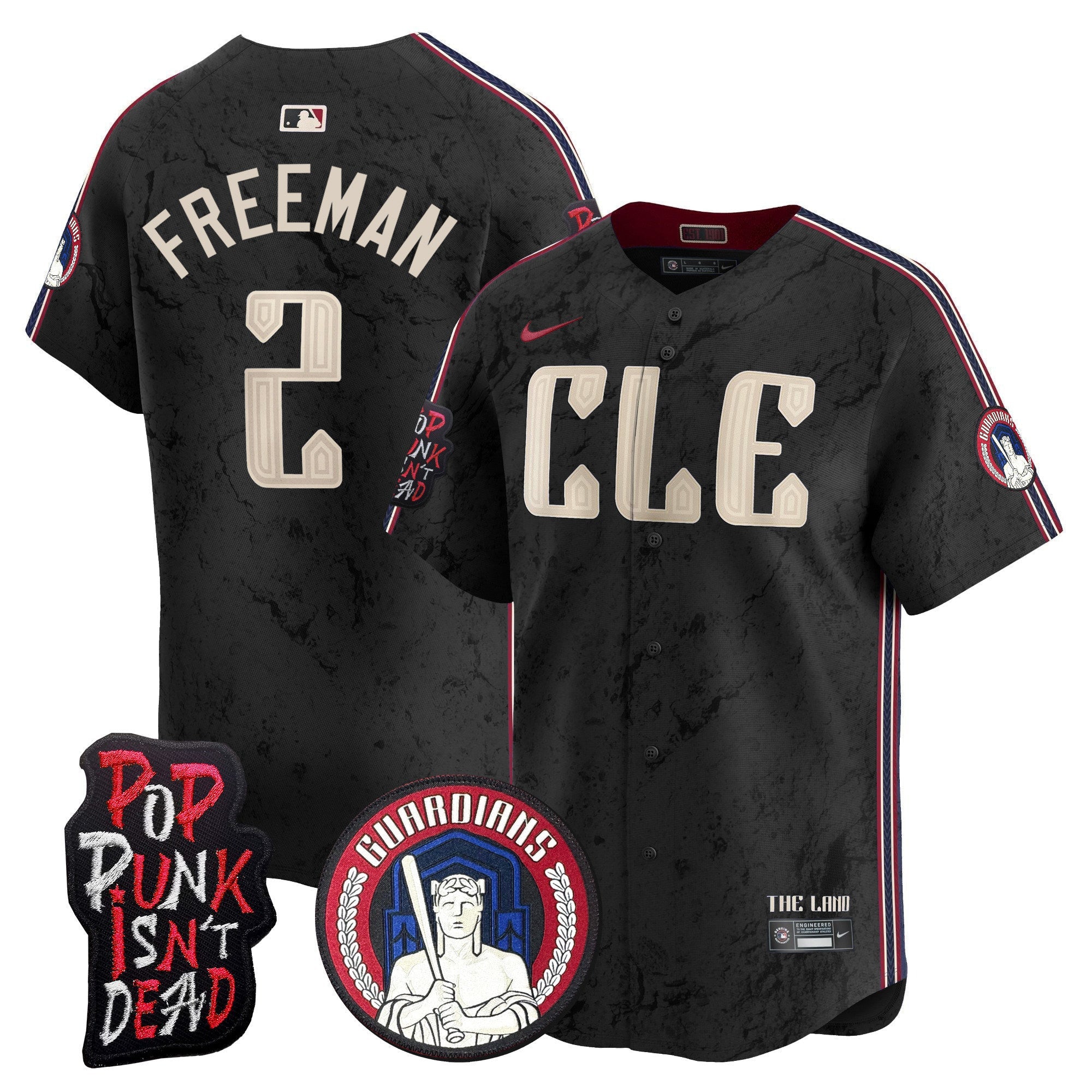Men’s Cleveland MGK Patch Vapor Premier Limited Jersey