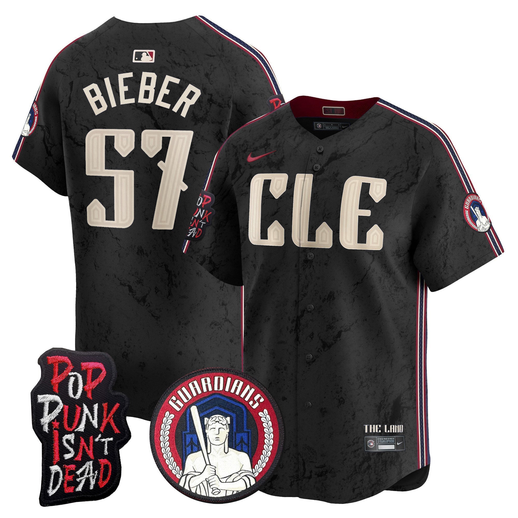 Men’s Cleveland MGK Patch Vapor Premier Limited Jersey