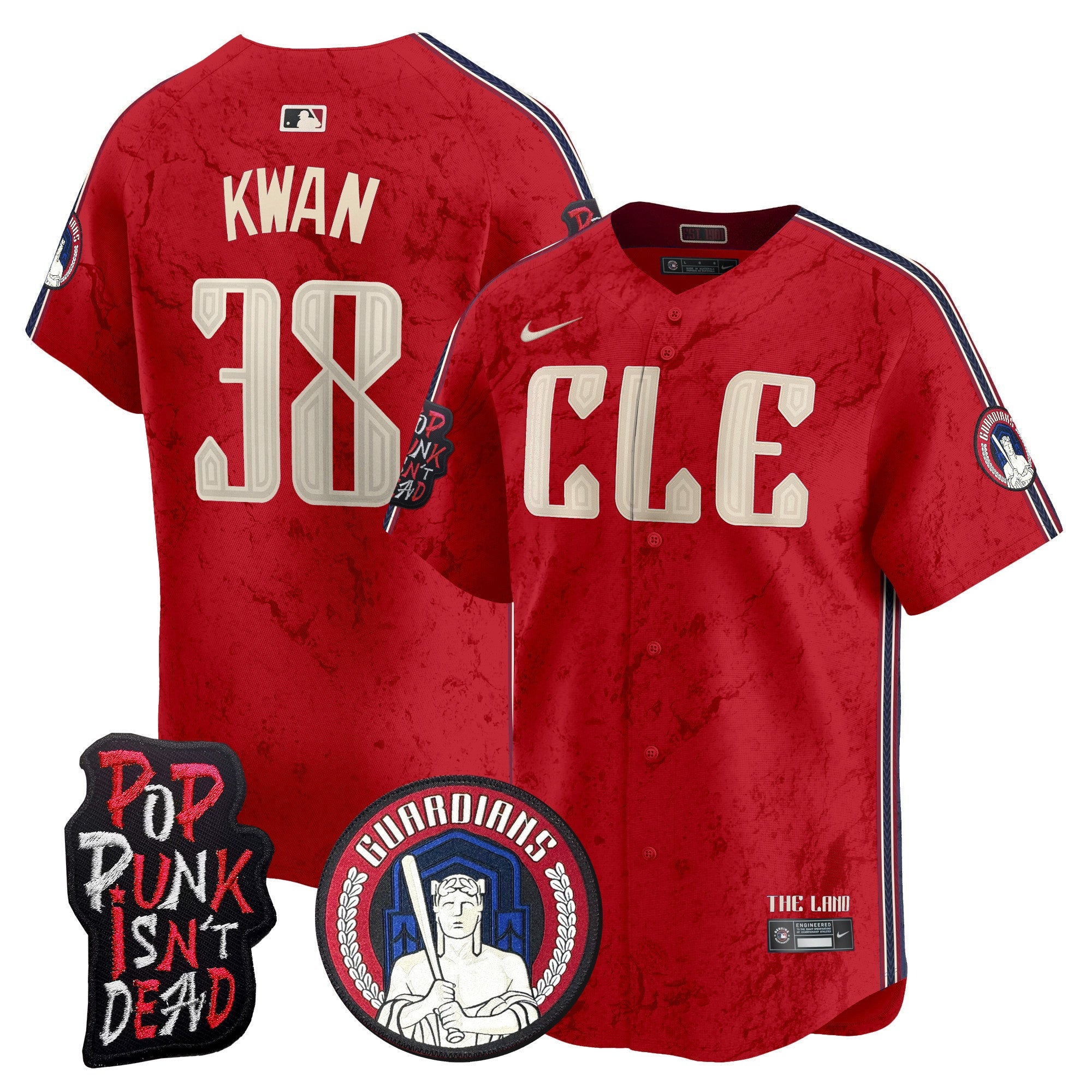 Men’s Cleveland MGK Patch Vapor Premier Limited Jersey