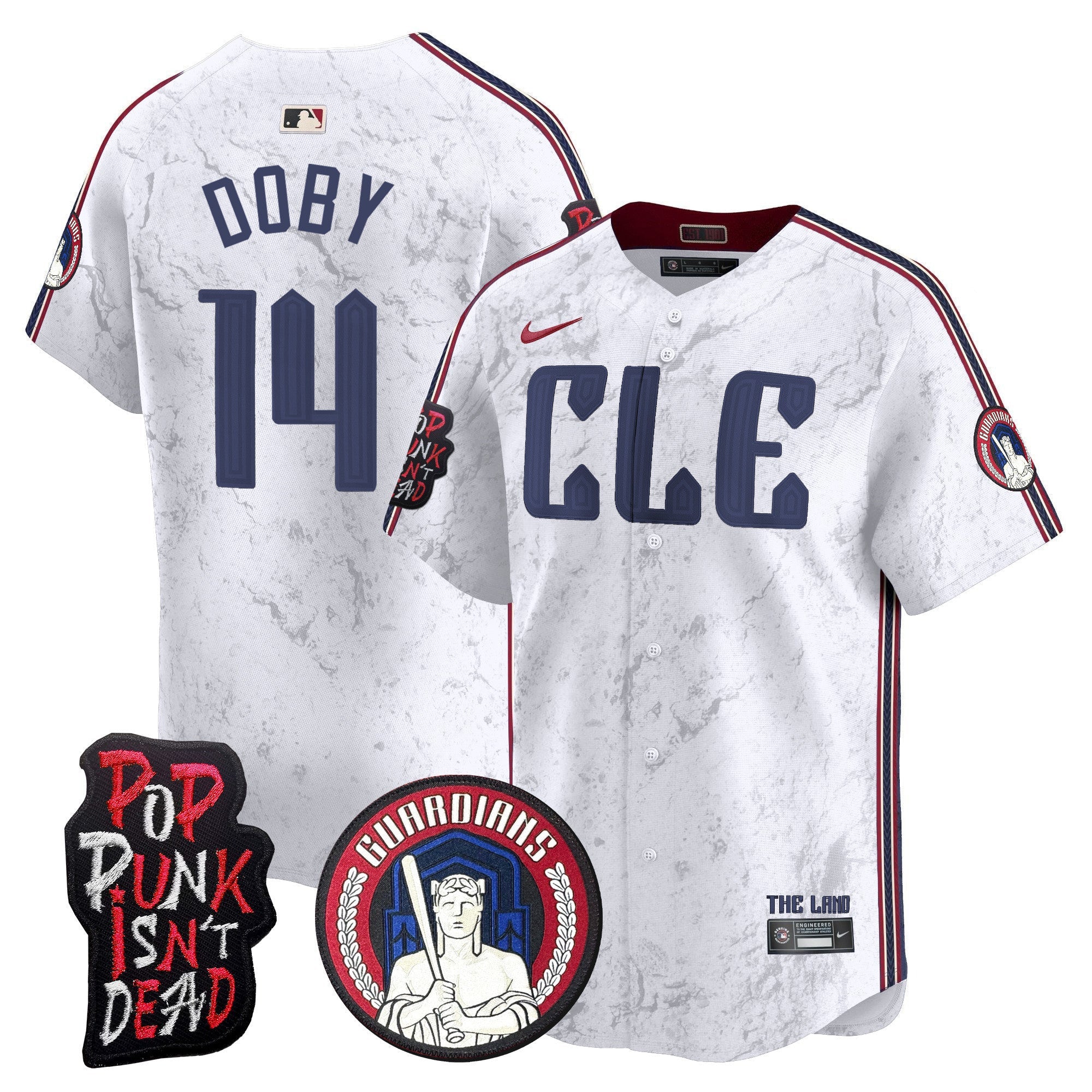 Men’s Cleveland MGK Patch Vapor Premier Limited Jersey