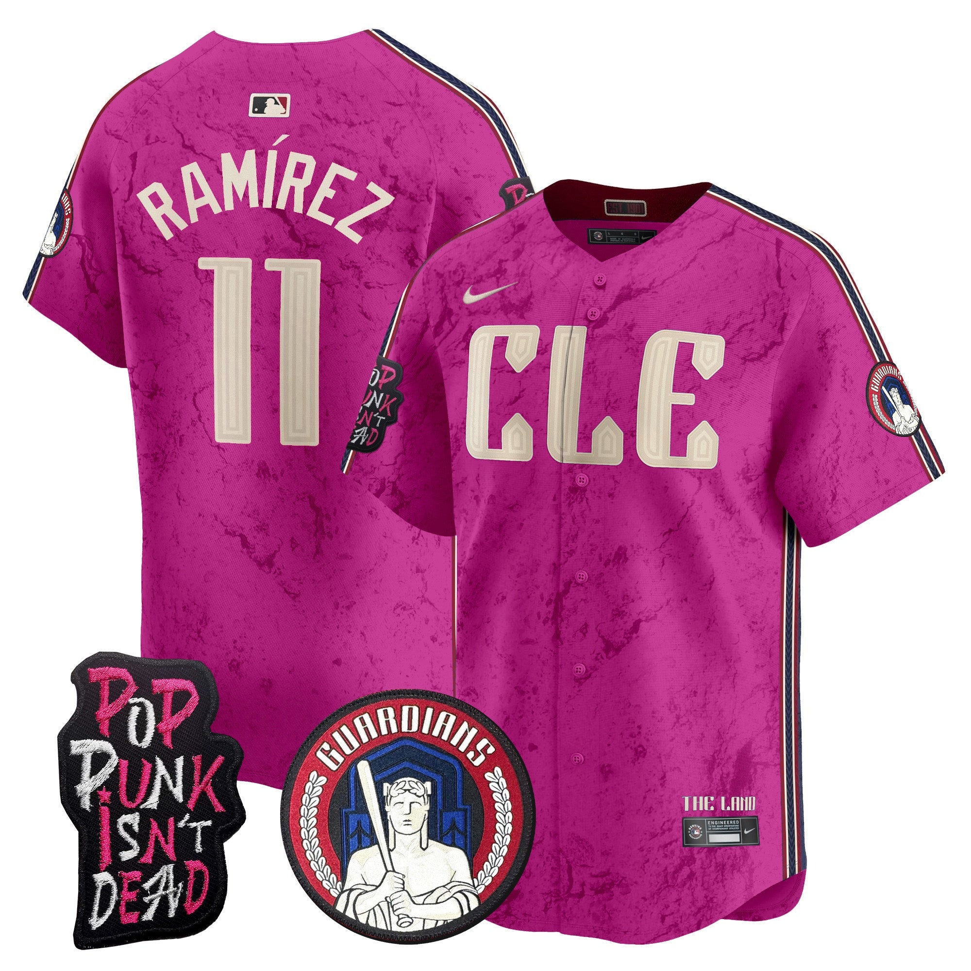 Men’s Cleveland MGK Patch Vapor Premier Limited Jersey