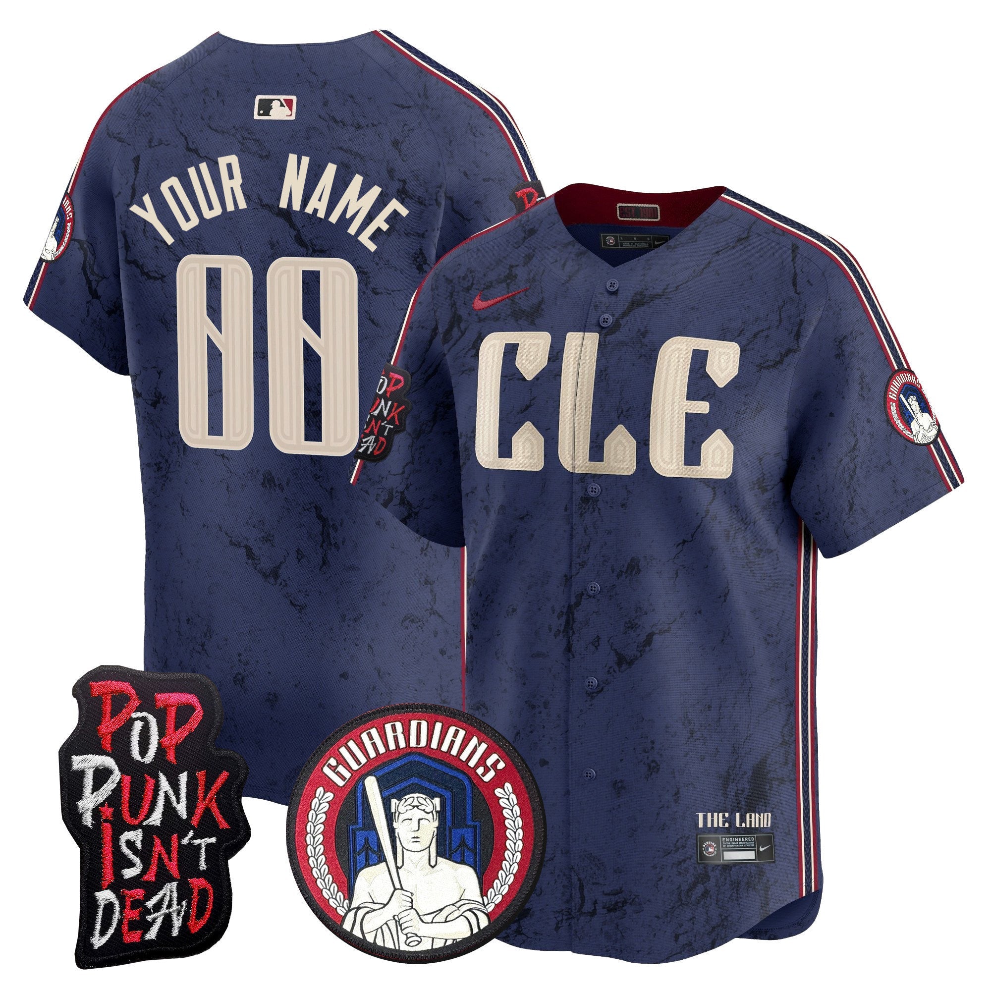 Cleveland MGK Patch Vapor Premier Limited Custom Jersey