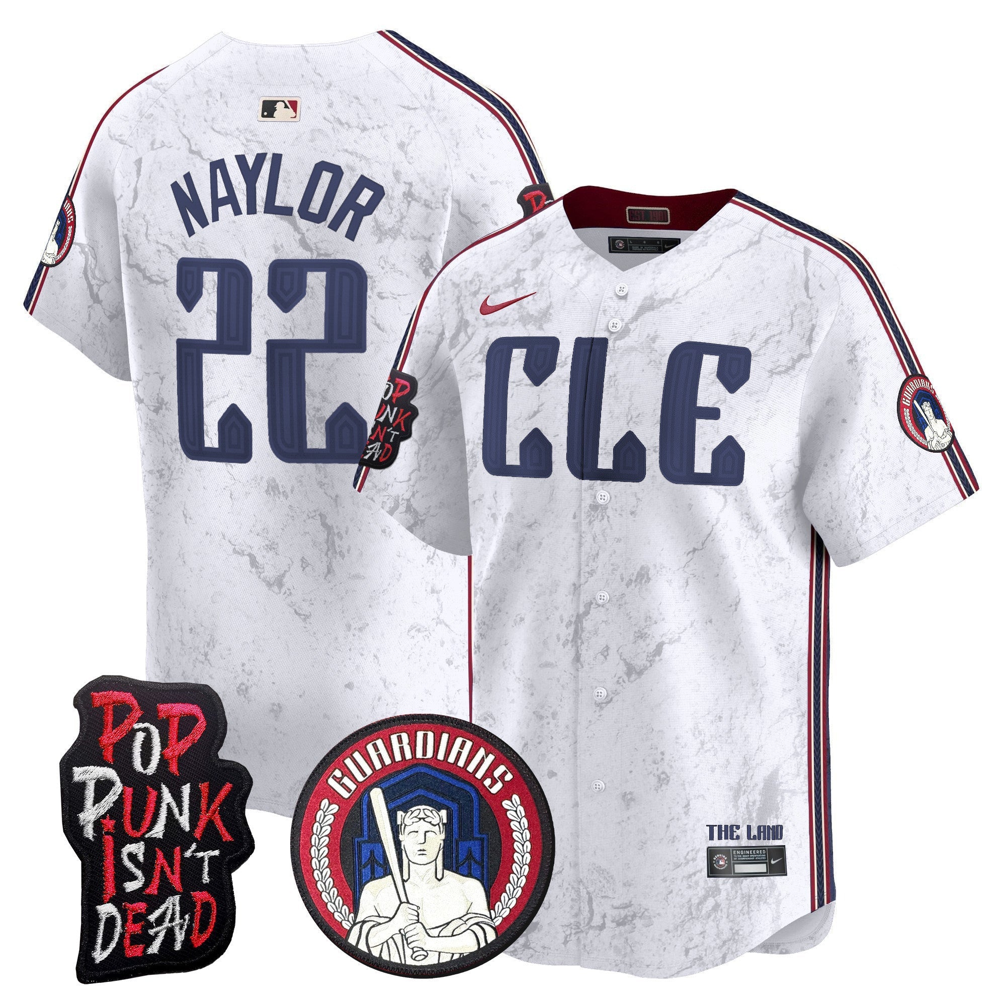 Men’s Cleveland MGK Patch Vapor Premier Limited Jersey