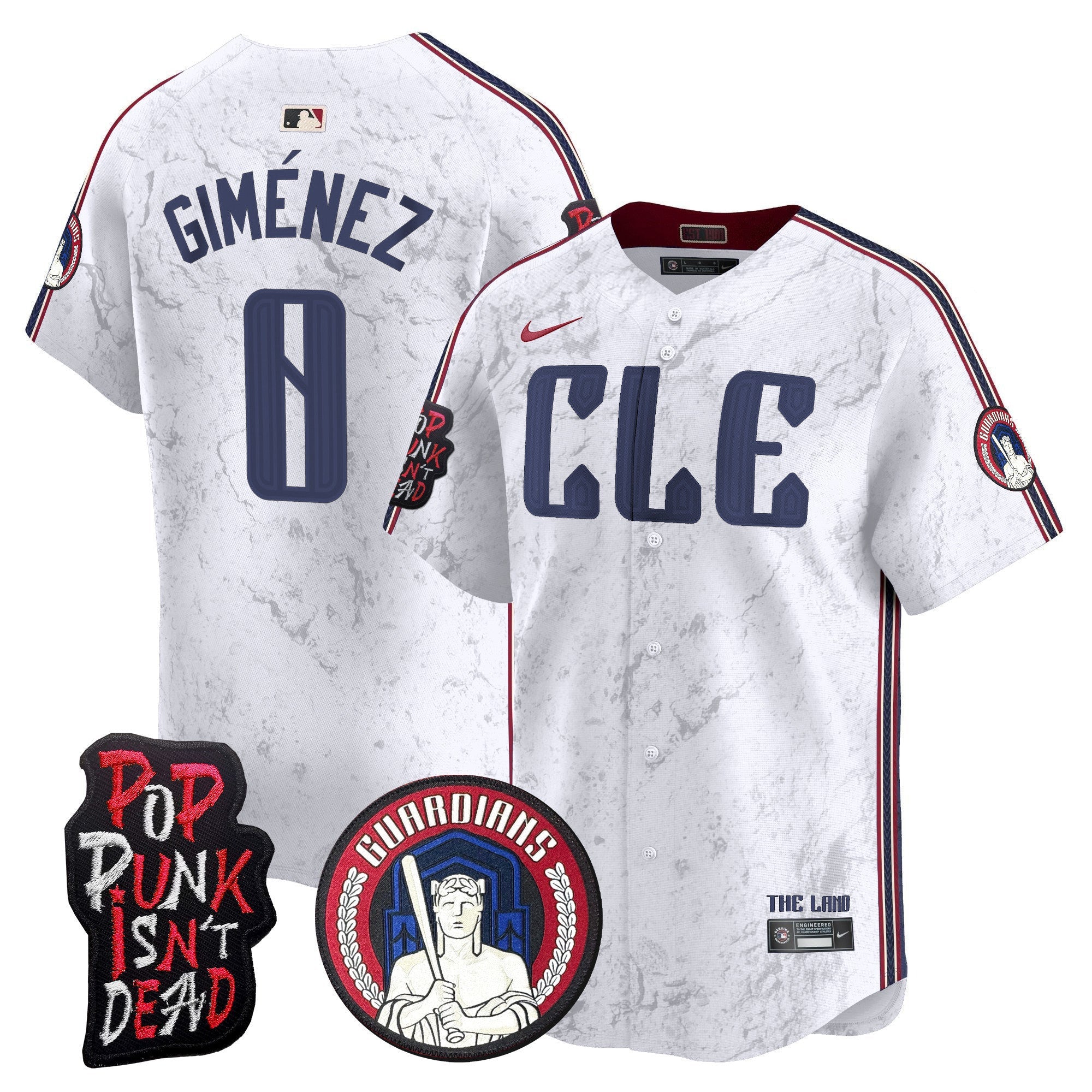 Men’s Cleveland MGK Patch Vapor Premier Limited Jersey