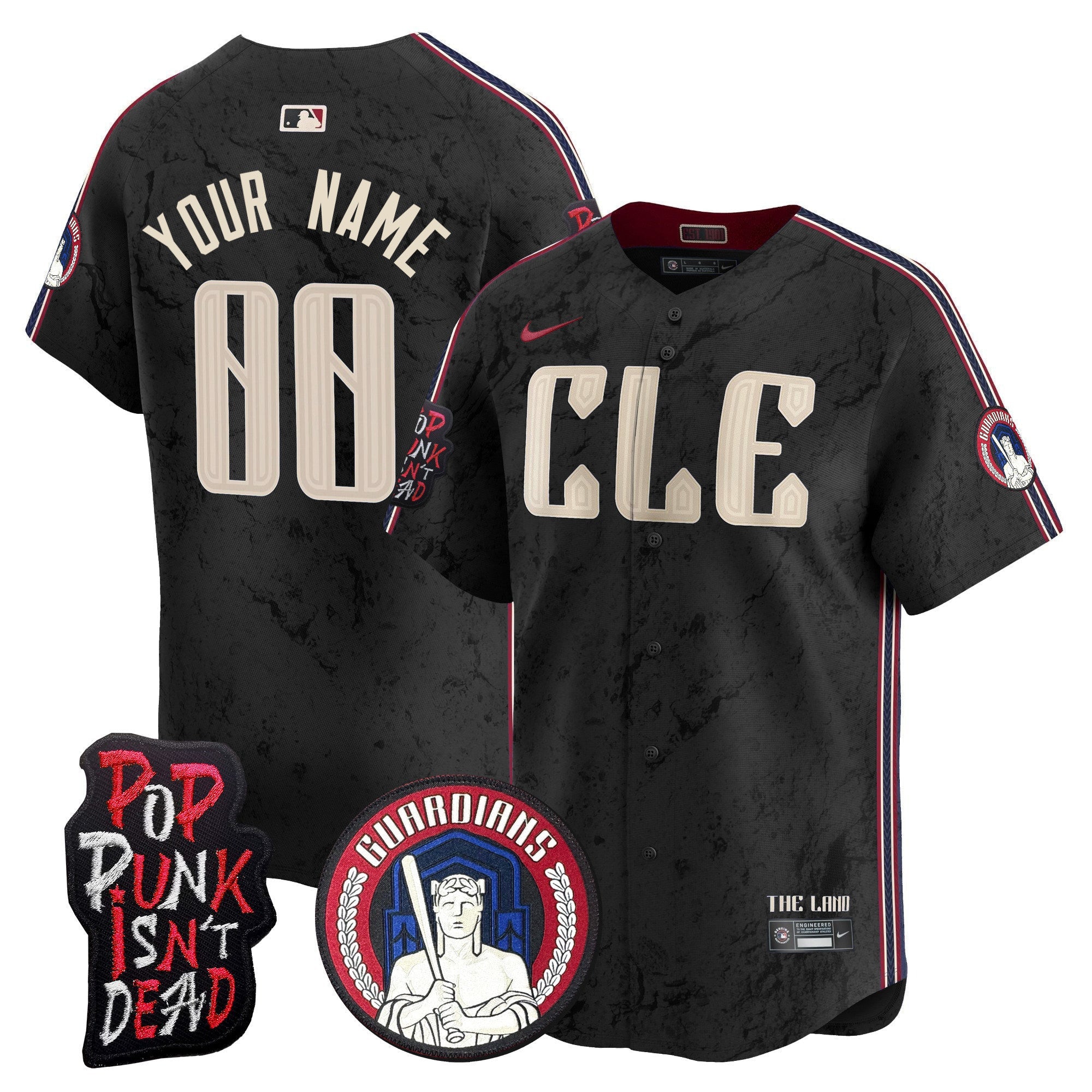 Cleveland MGK Patch Vapor Premier Limited Custom Jersey