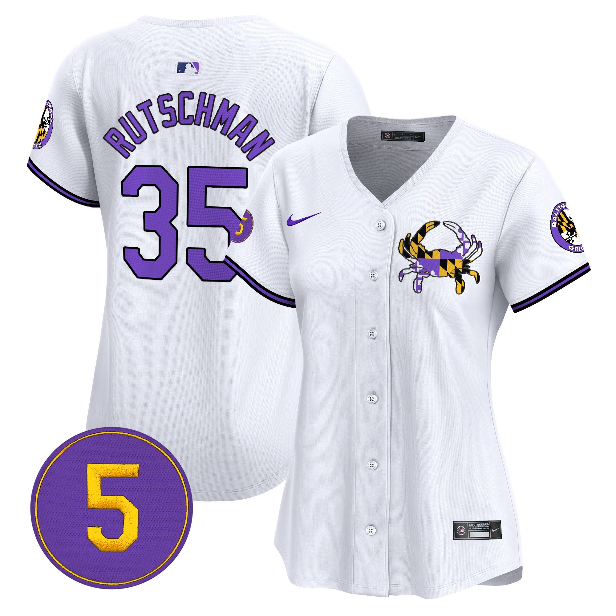 Women’s Baltimore Purple Vapor Premier Limited Jersey