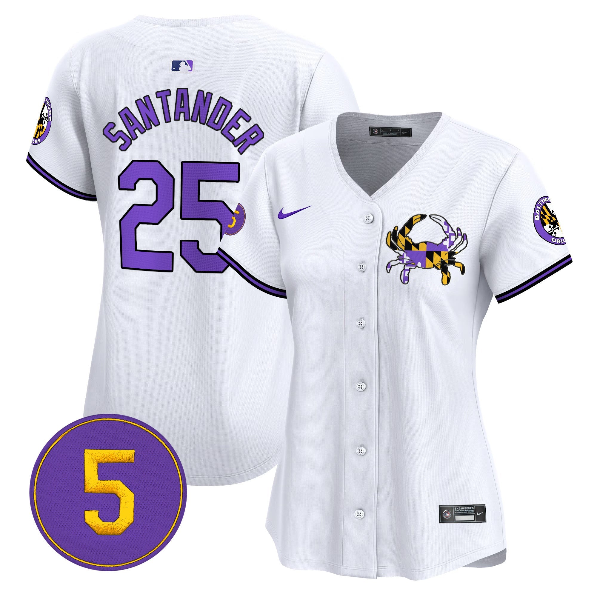 Women’s Baltimore Purple Vapor Premier Limited Jersey