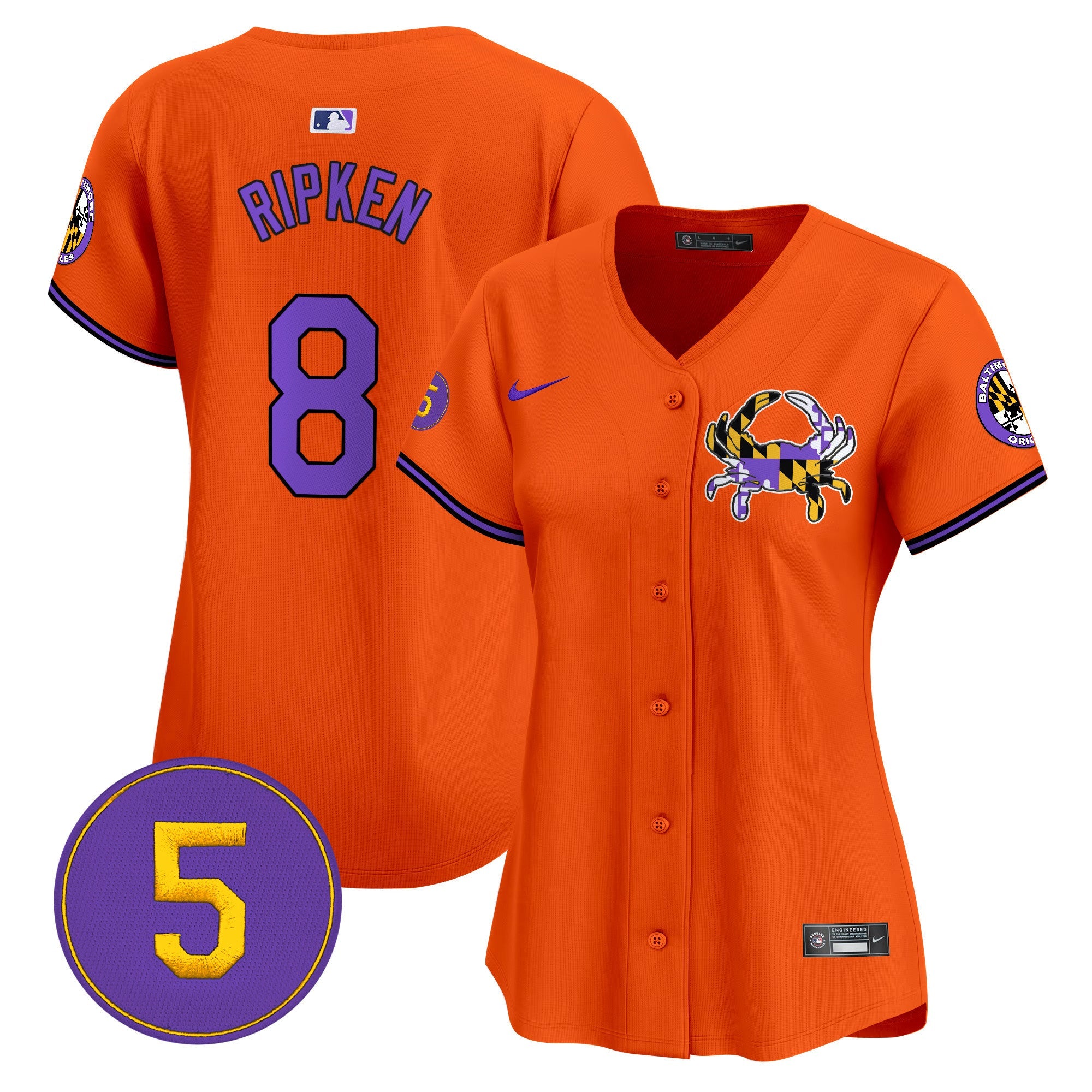 Women’s Baltimore Purple Vapor Premier Limited Jersey