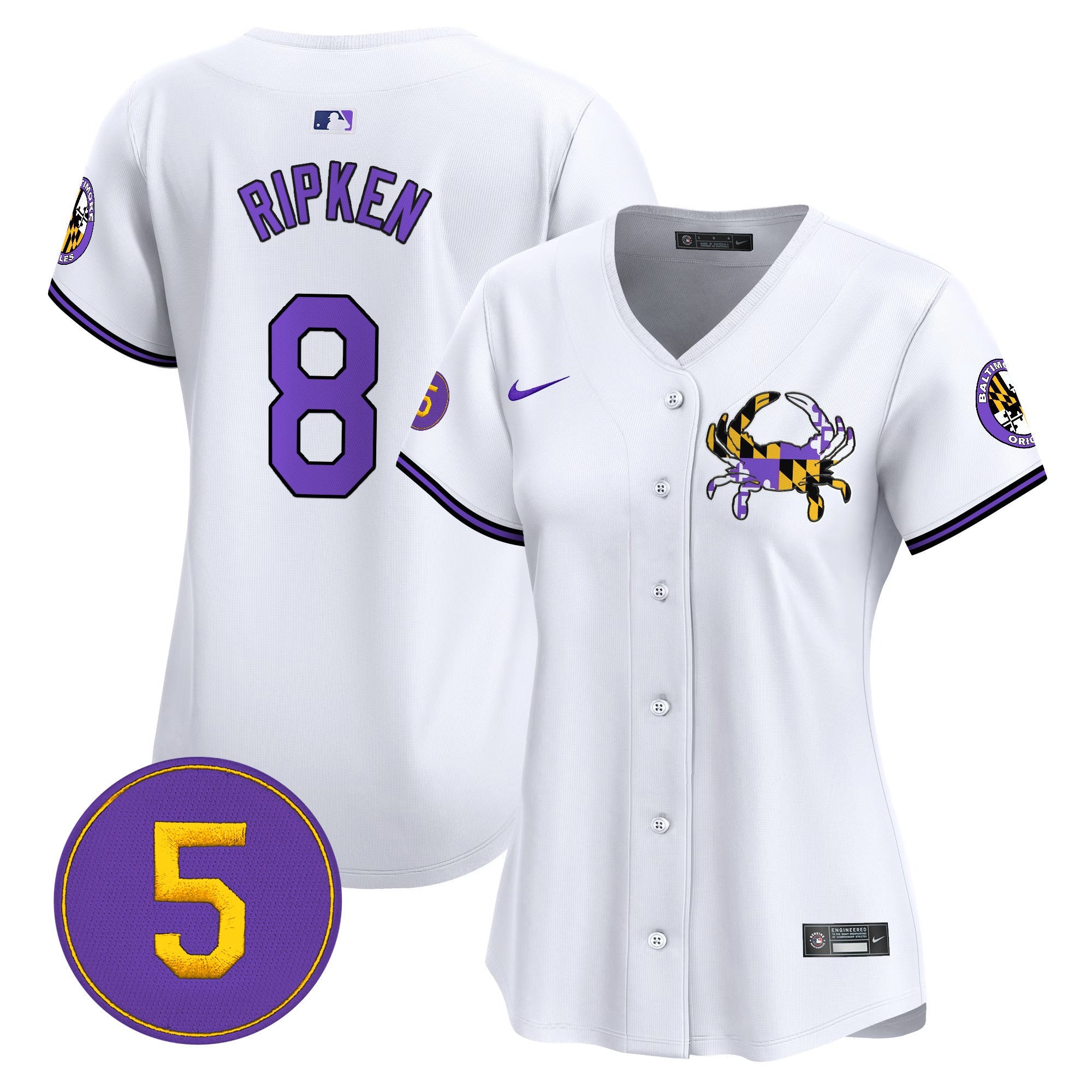 Women’s Baltimore Purple Vapor Premier Limited Jersey