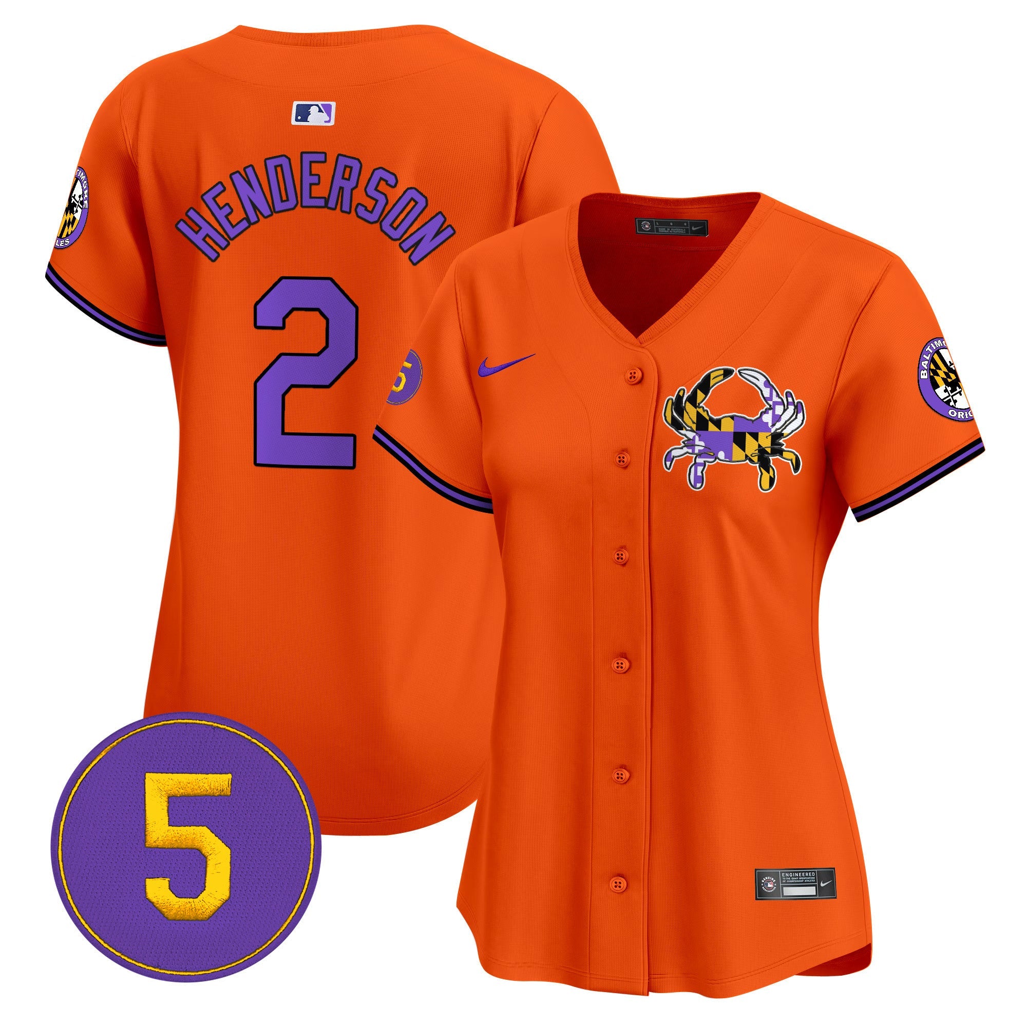 Women’s Baltimore Purple Vapor Premier Limited Jersey