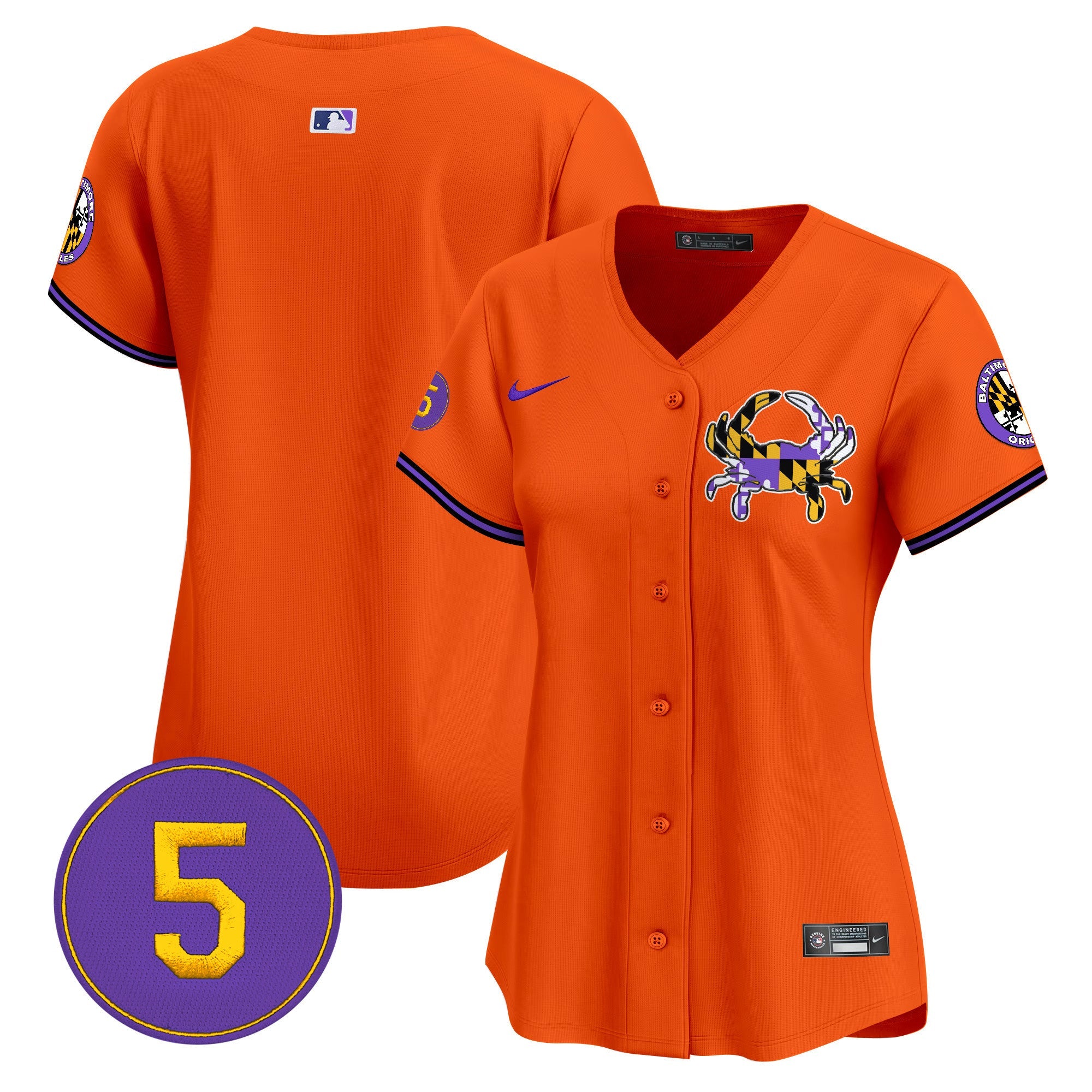 Women’s Baltimore Purple Vapor Premier Limited Jersey