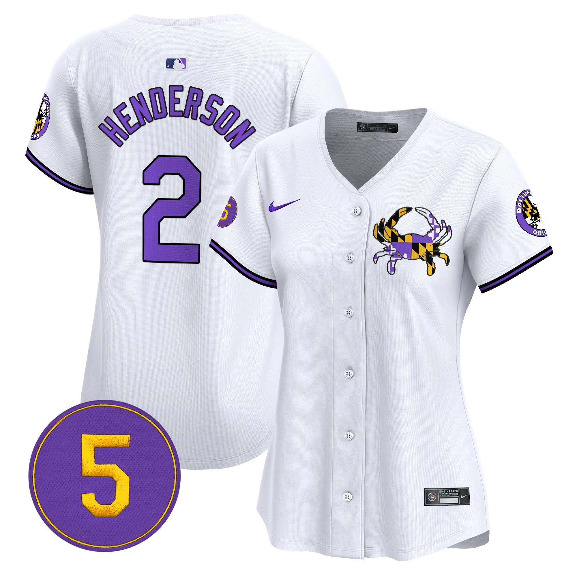 Women’s Baltimore Purple Vapor Premier Limited Jersey