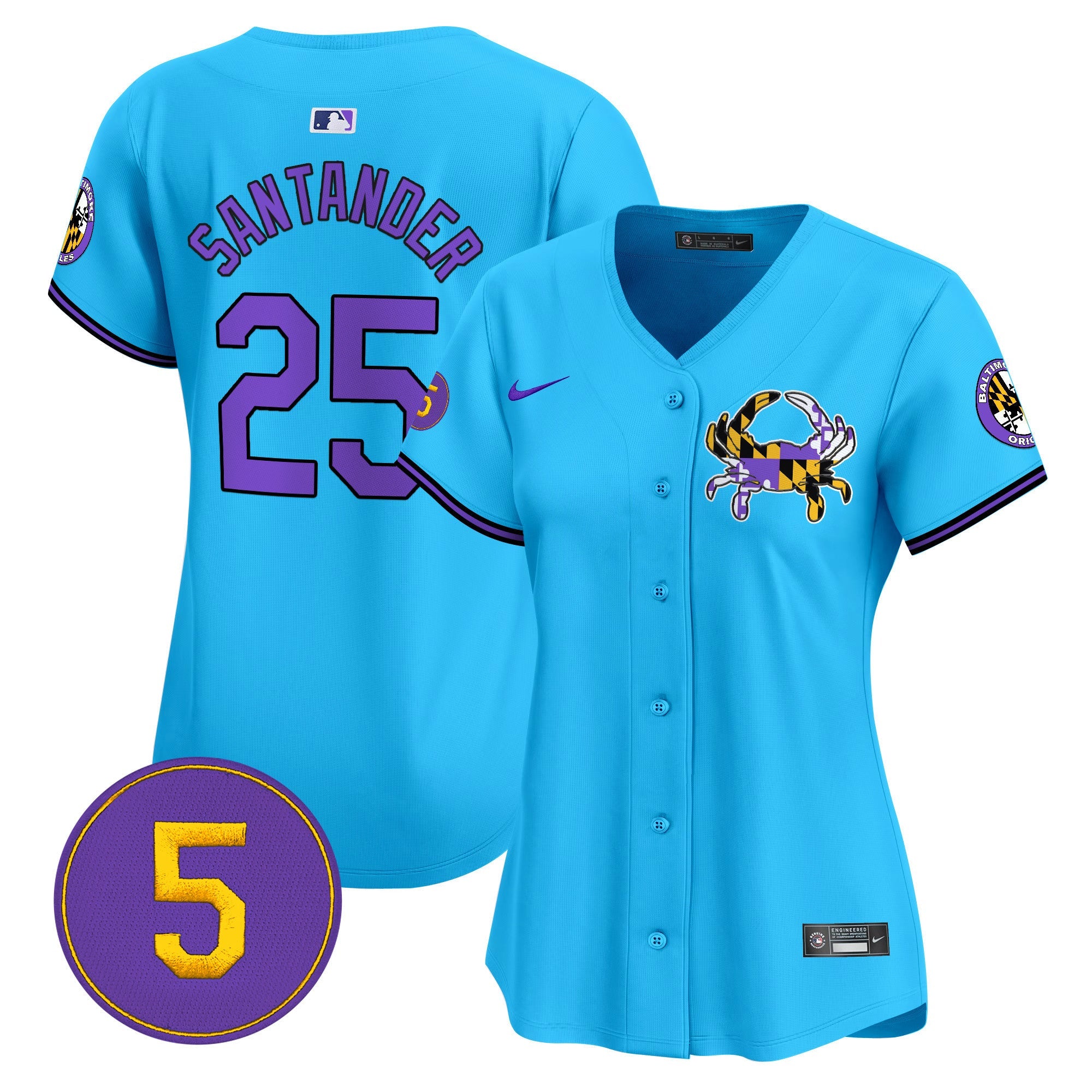 Women’s Baltimore Purple Vapor Premier Limited Jersey