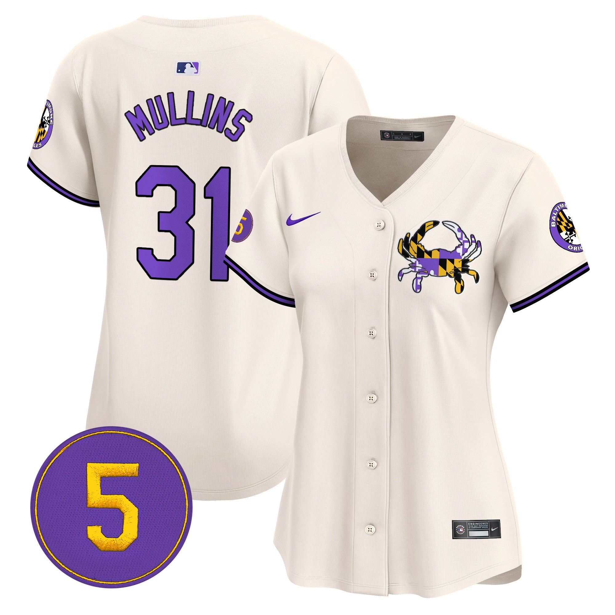 Women’s Baltimore Purple Vapor Premier Limited Jersey