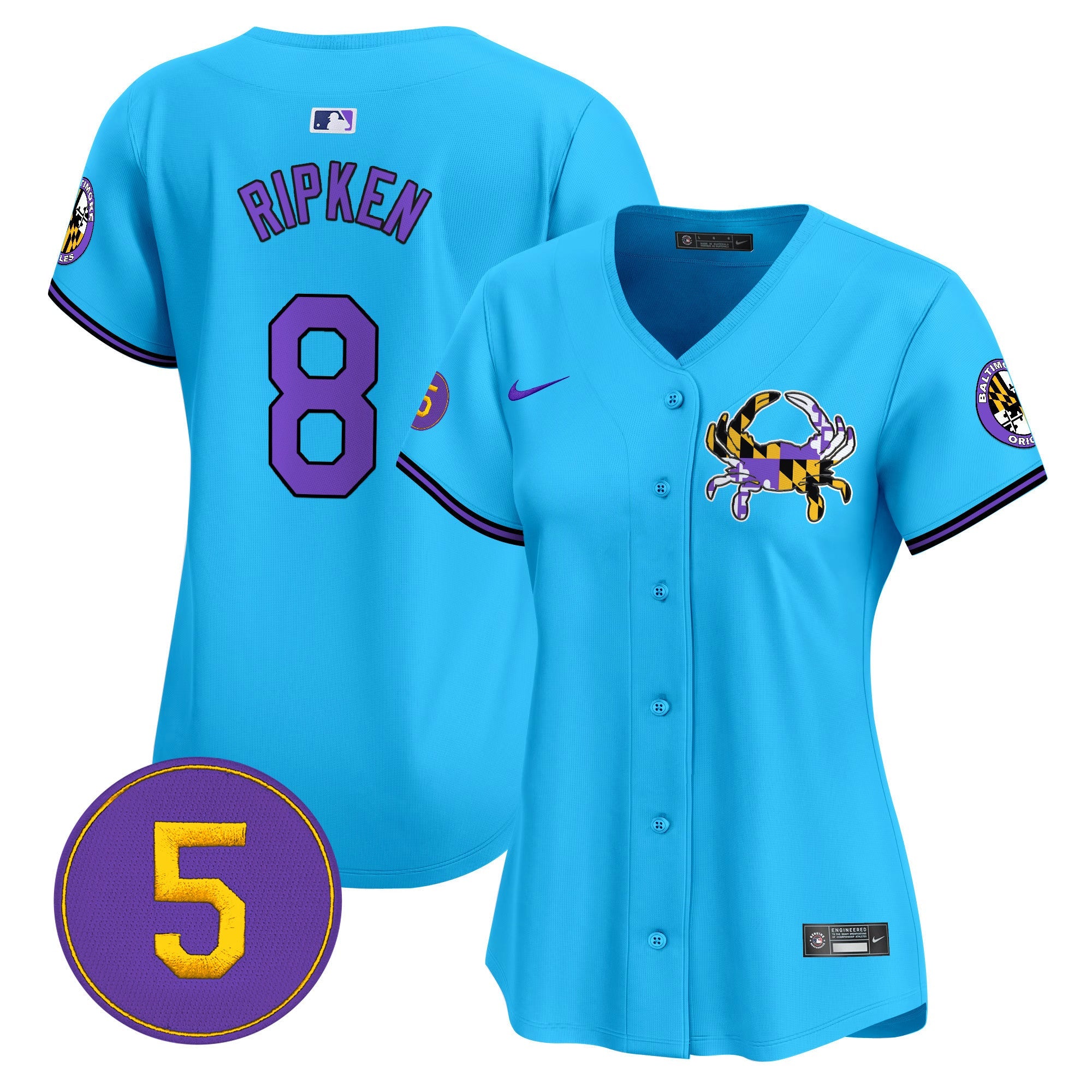Women’s Baltimore Purple Vapor Premier Limited Jersey