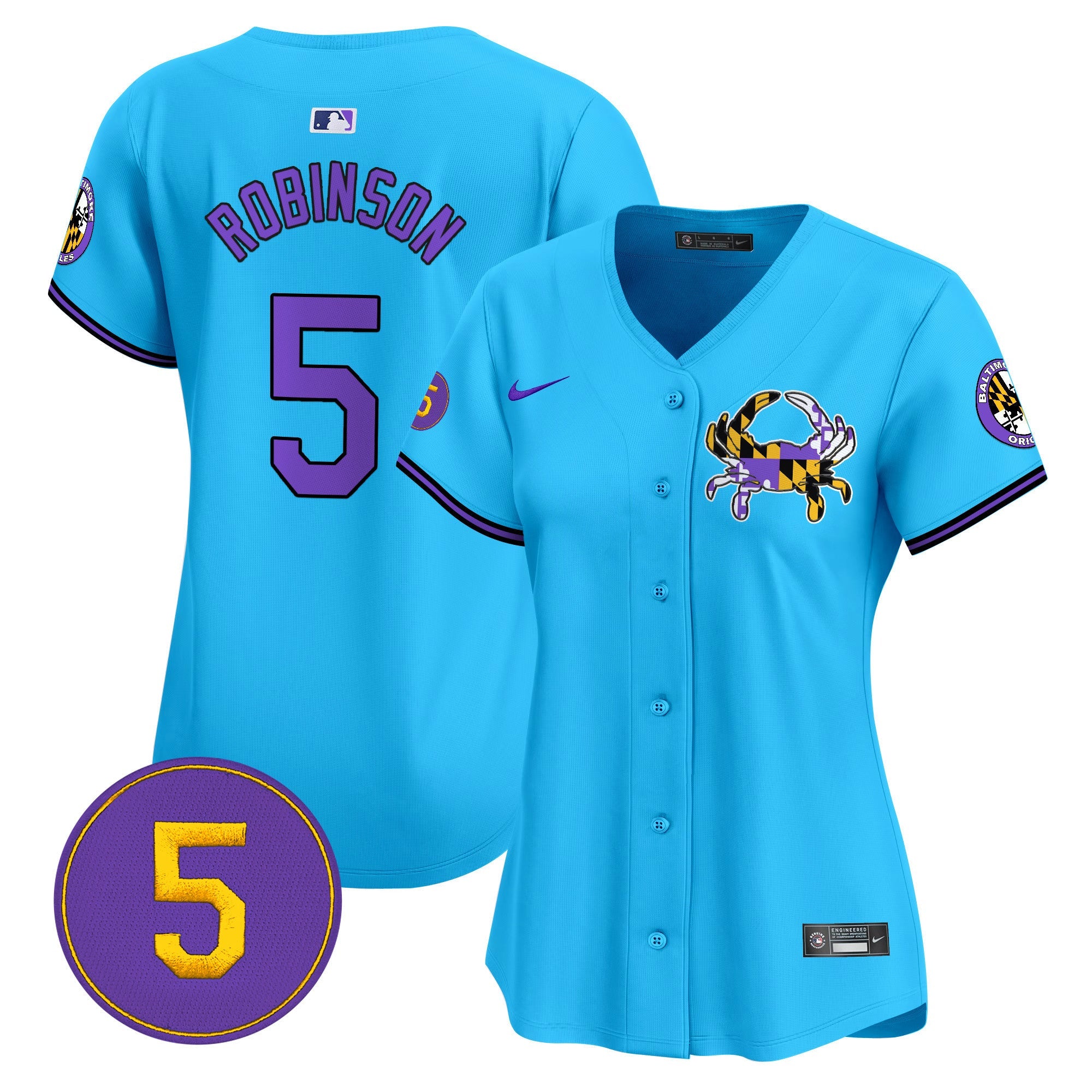 Women’s Baltimore Purple Vapor Premier Limited Jersey