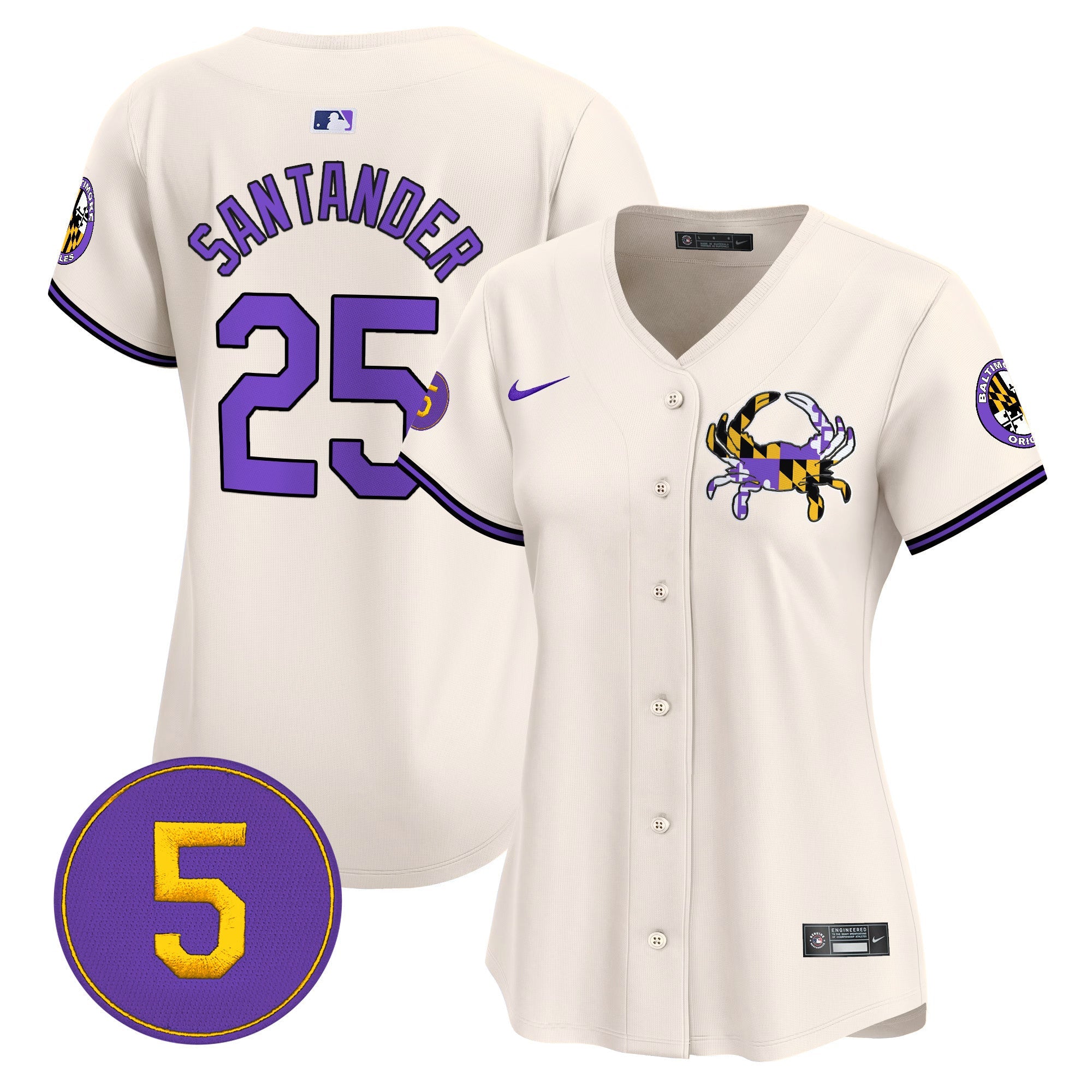 Women’s Baltimore Purple Vapor Premier Limited Jersey