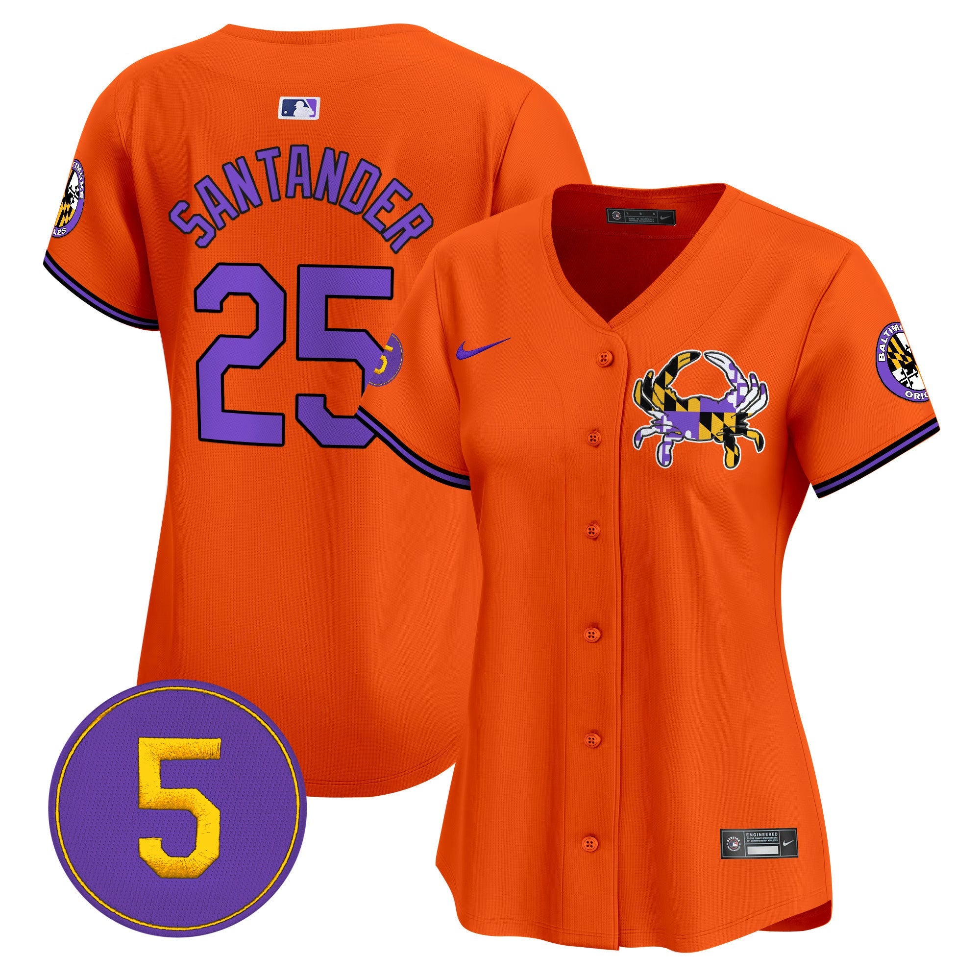 Women’s Baltimore Purple Vapor Premier Limited Jersey