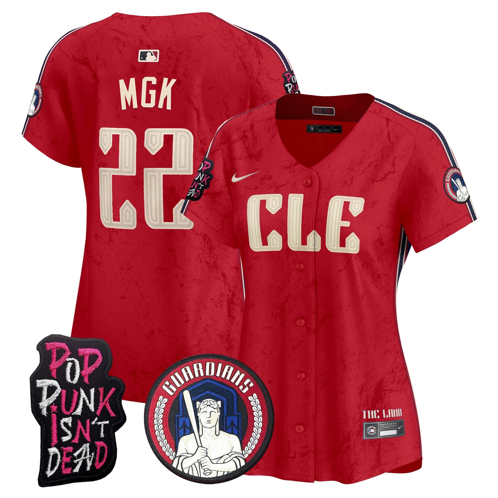 Women’s Cleveland MGK Vapor Premier Limited Jersey