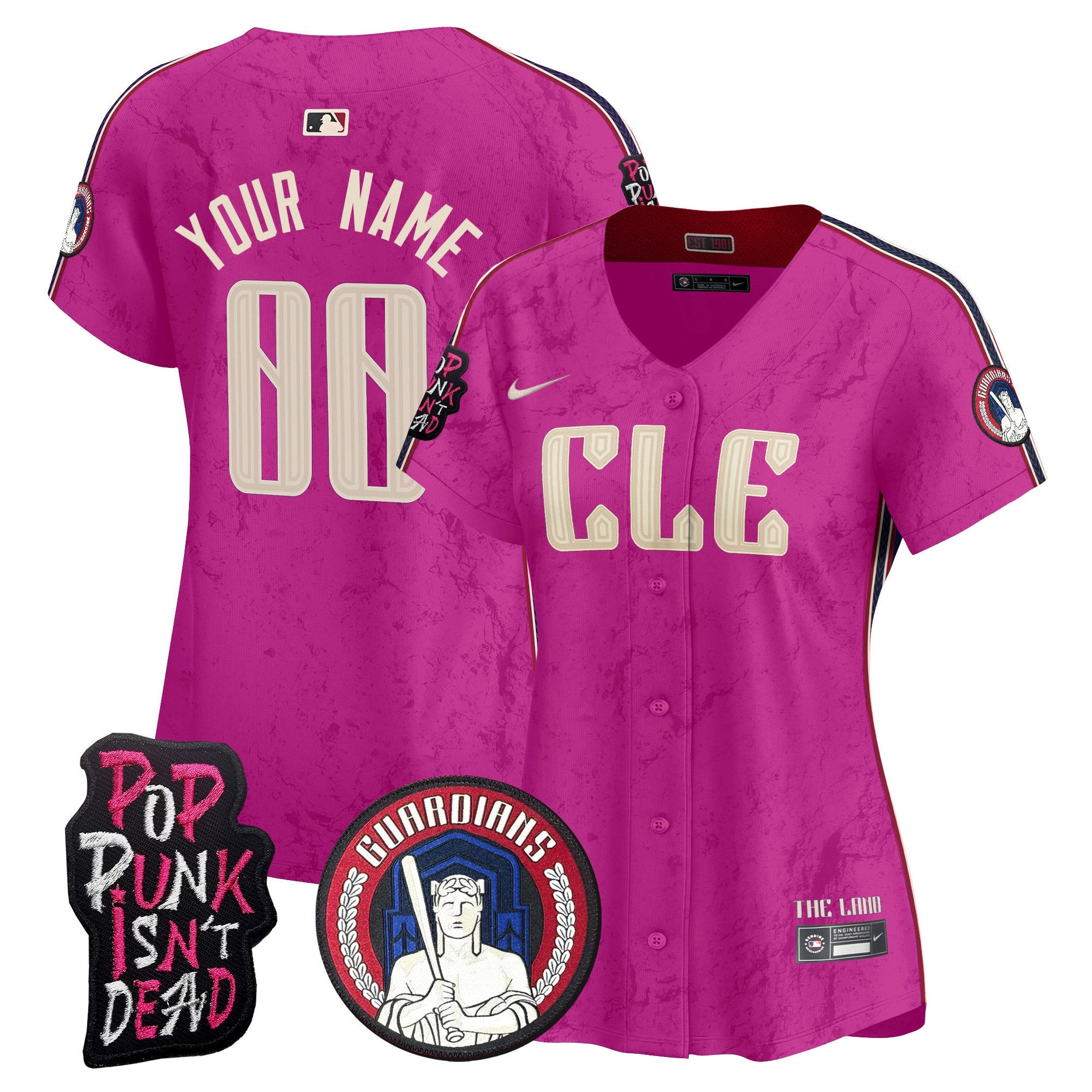 Cleveland MGK Patch Vapor Premier Limited Custom Jersey