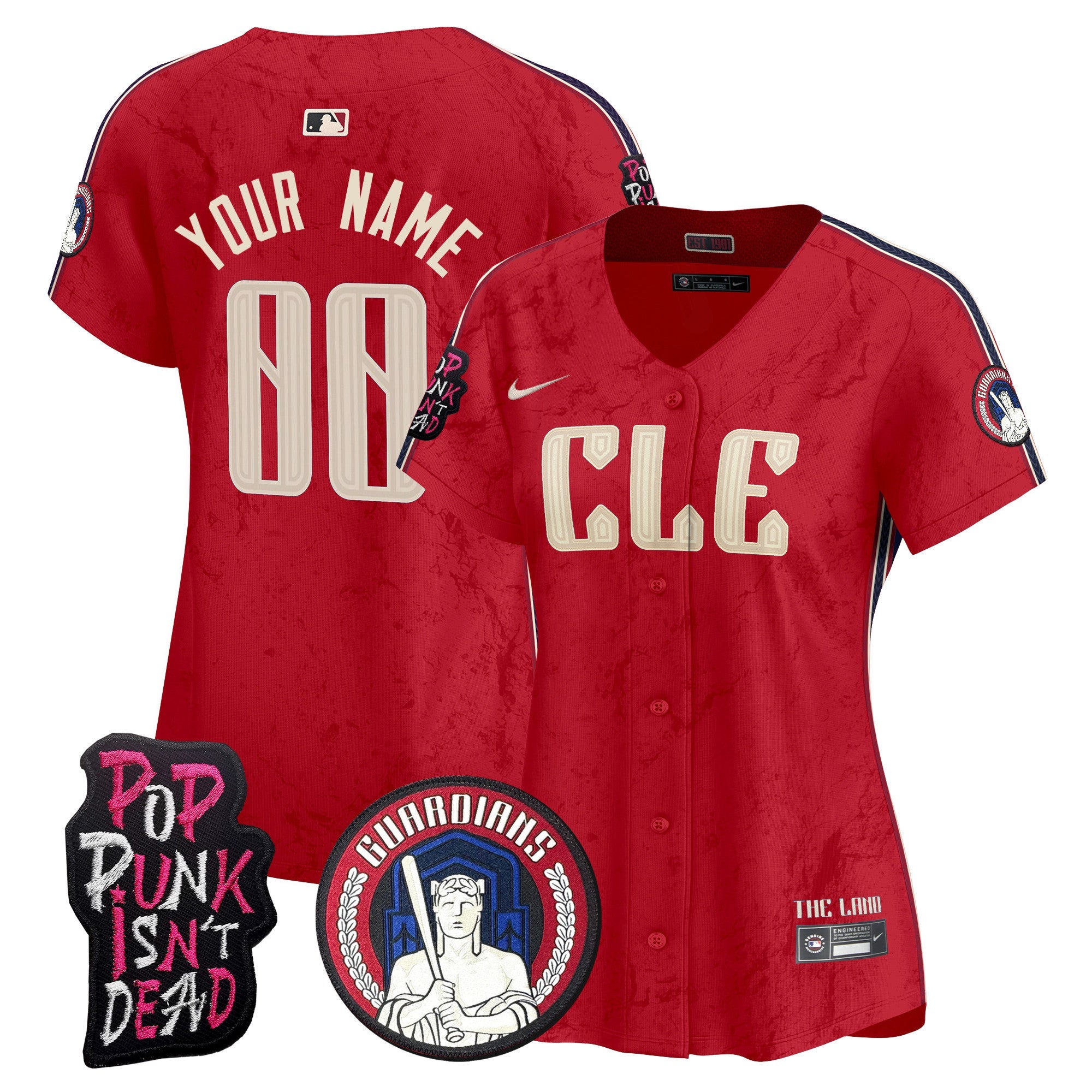 Cleveland MGK Patch Vapor Premier Limited Custom Jersey