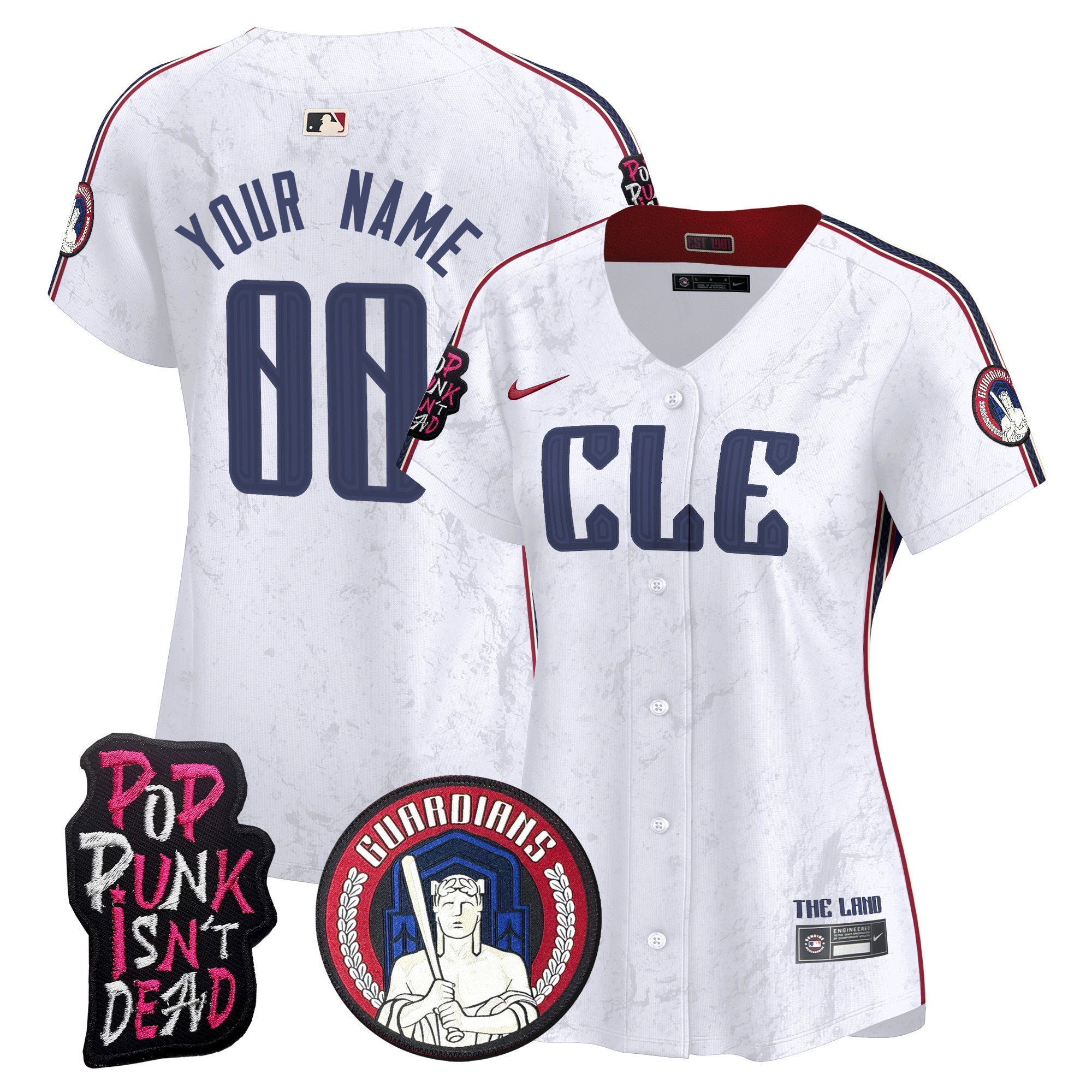 Cleveland MGK Patch Vapor Premier Limited Custom Jersey