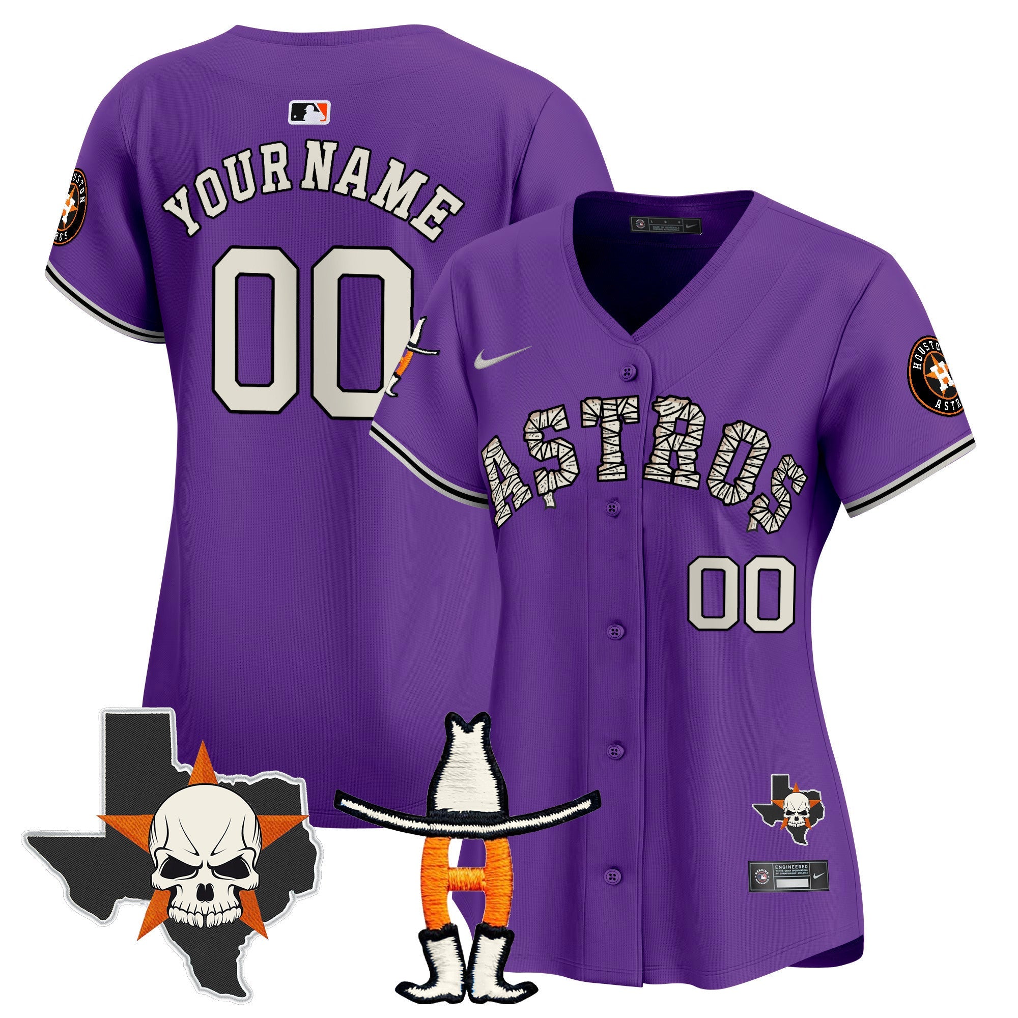 Houston Halloween Vapor Premier Limited Custom Jersey