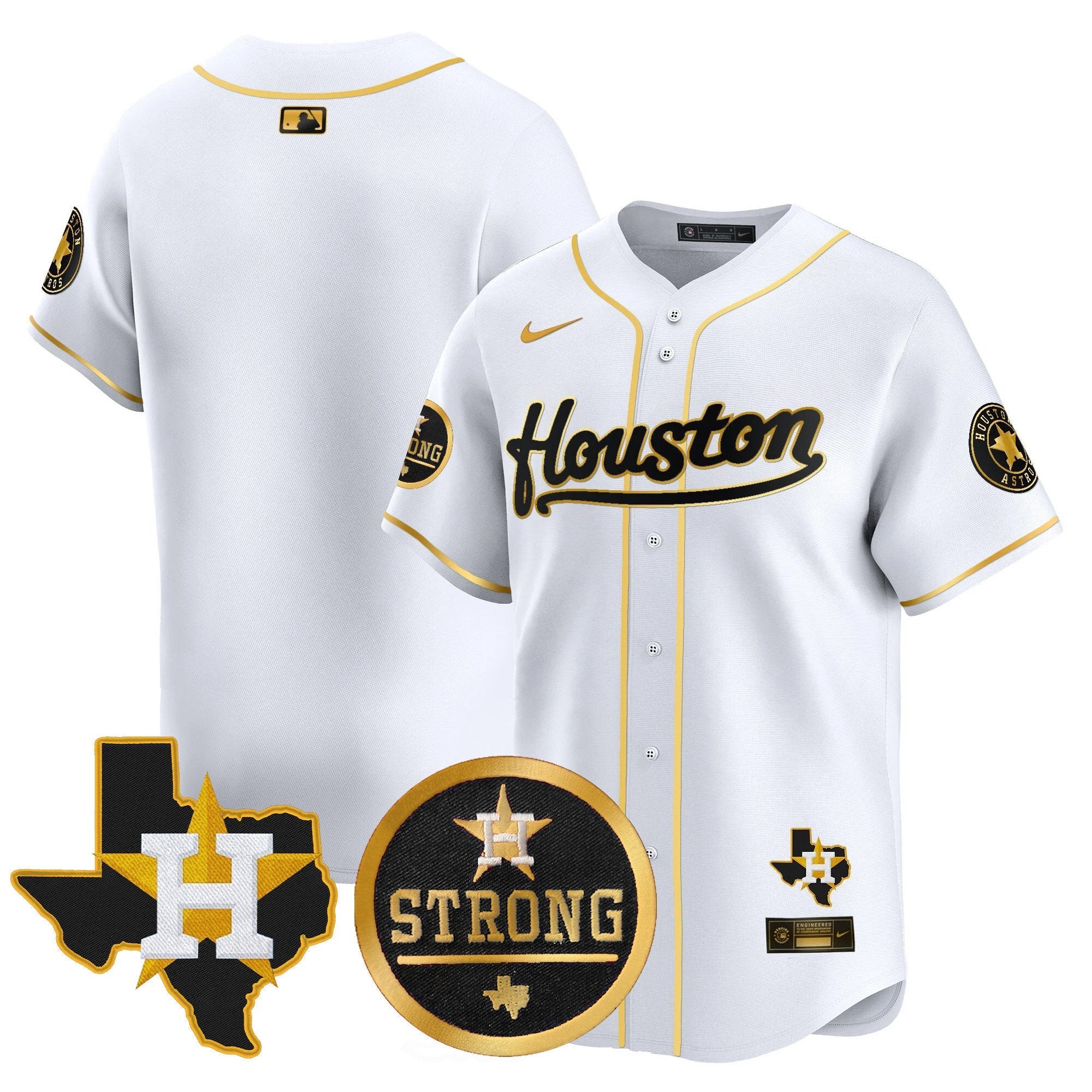 Men’s “Houston Strong” Patch Vapor Premier Limited Jersey