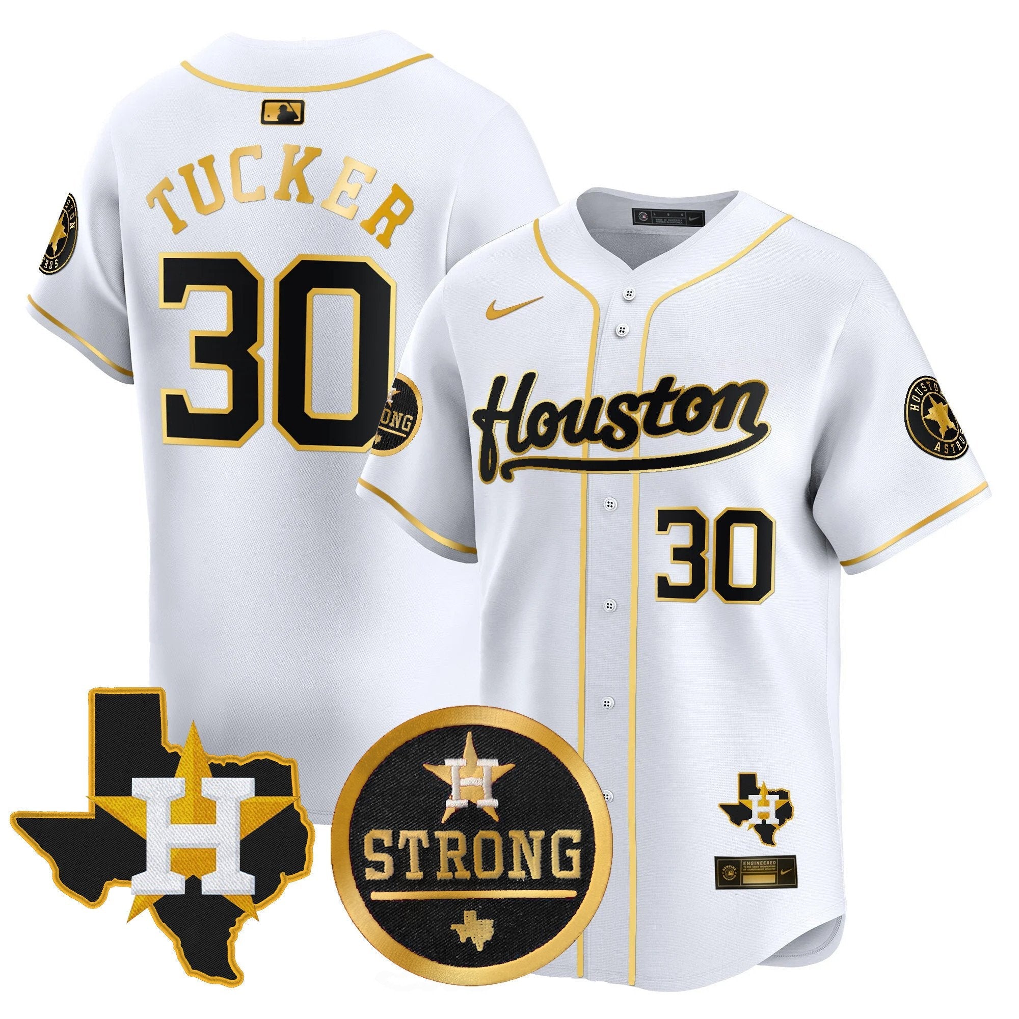 Men’s “Houston Strong” Patch Vapor Premier Limited Jersey