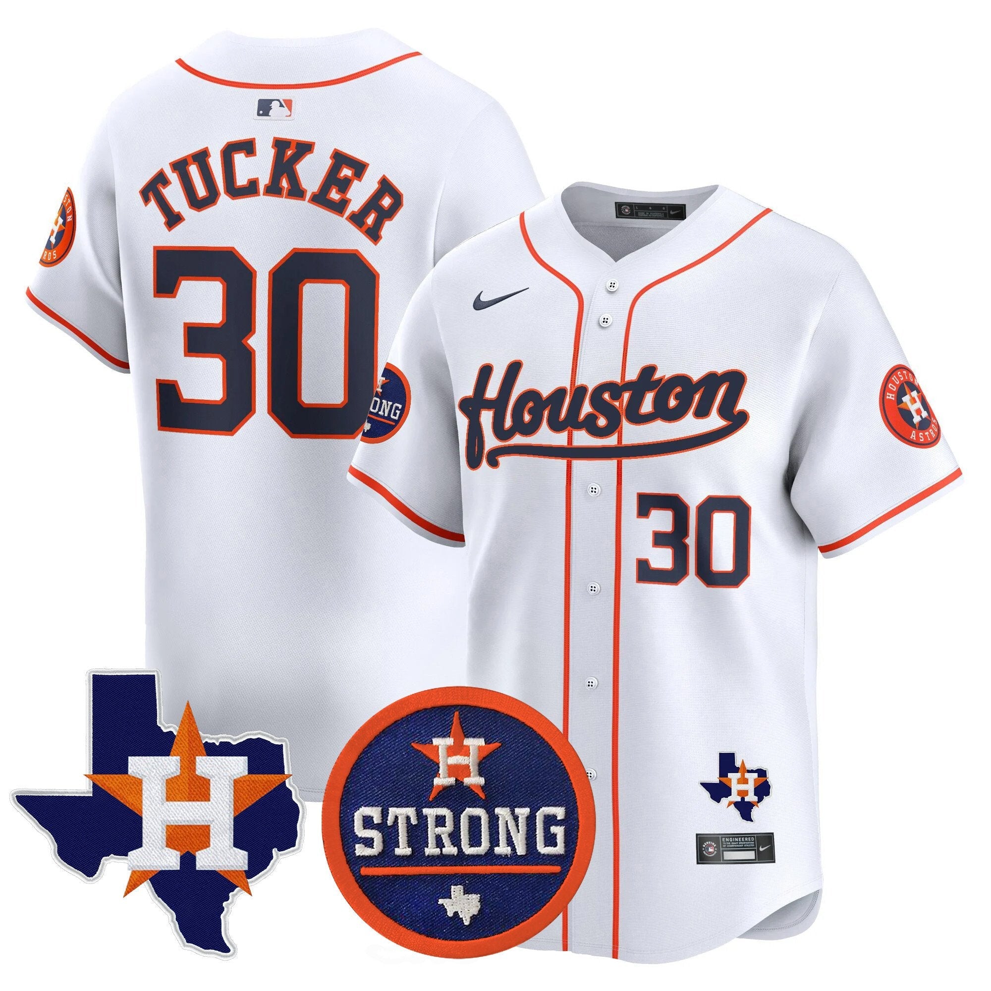 Men’s “Houston Strong” Patch Vapor Premier Limited Jersey