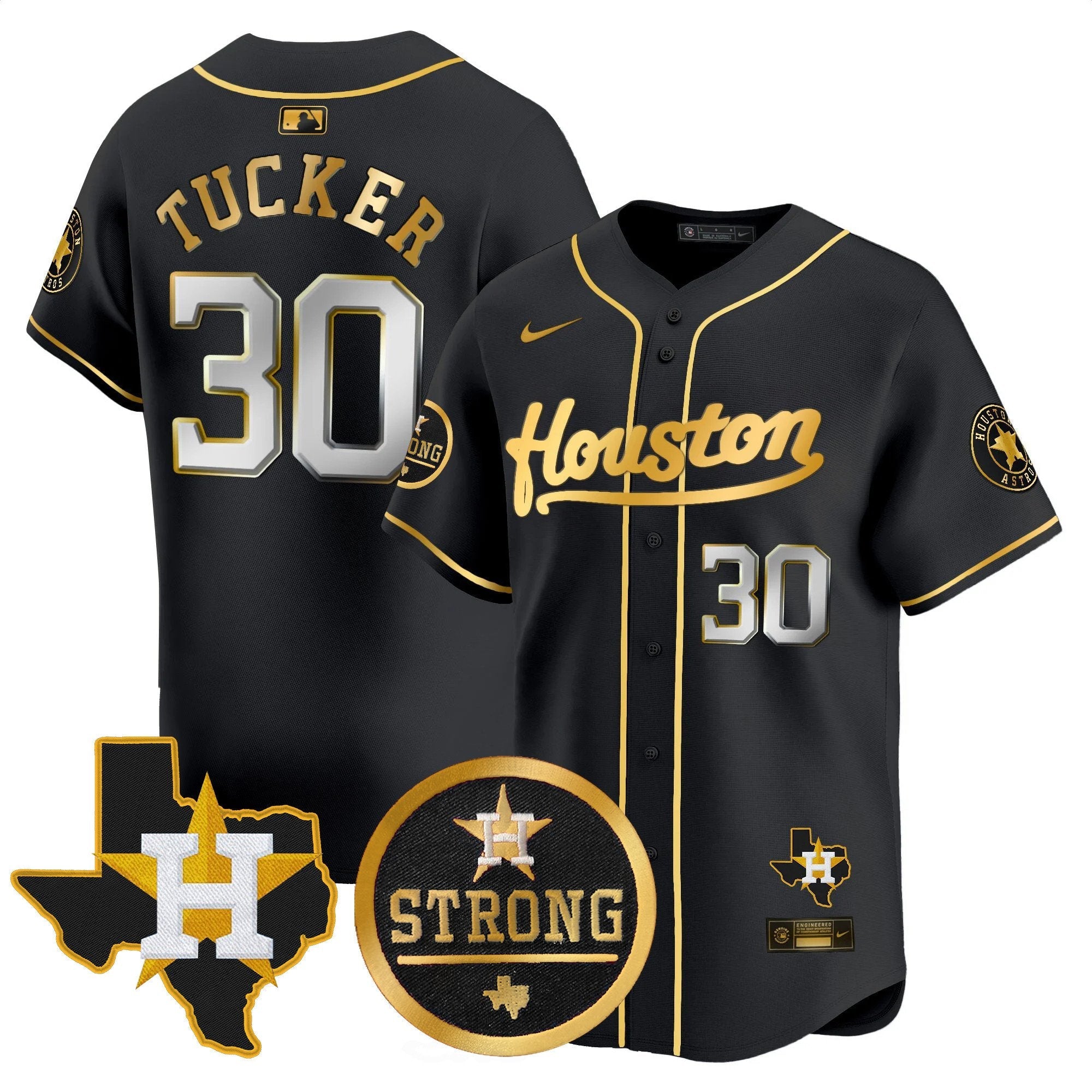 Men’s “Houston Strong” Patch Vapor Premier Limited Jersey