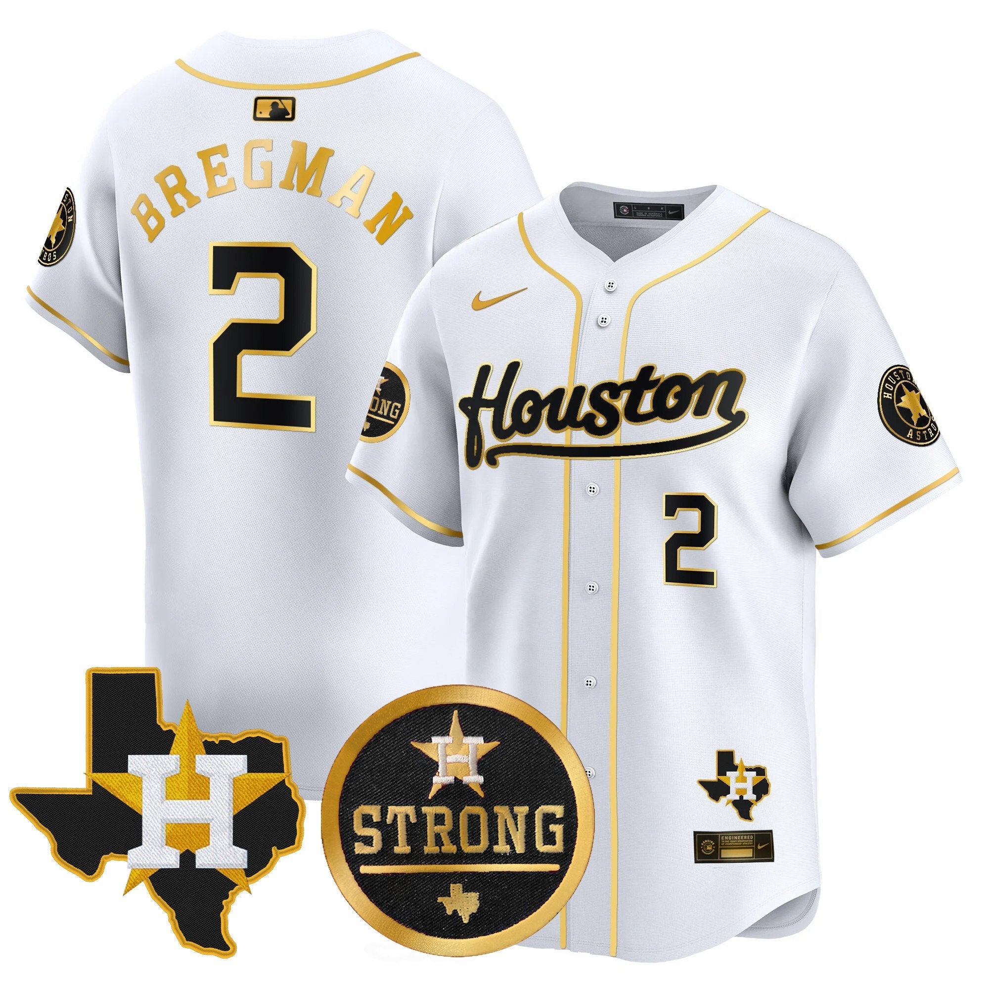 Men’s “Houston Strong” Patch Vapor Premier Limited Jersey